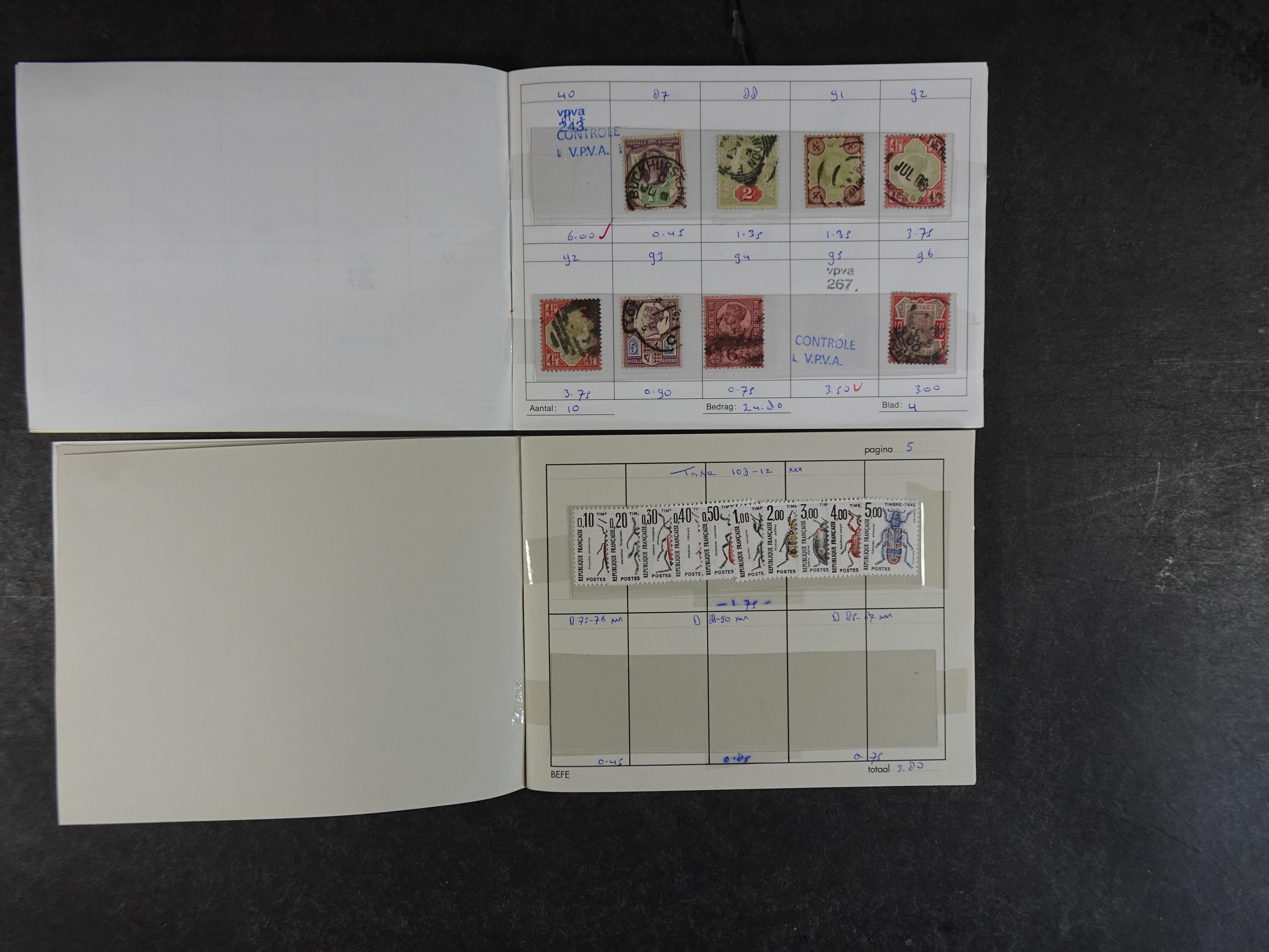 Mooie partij rondzendboekjes enorme restwaarde leuk voor weder verkoper.  603