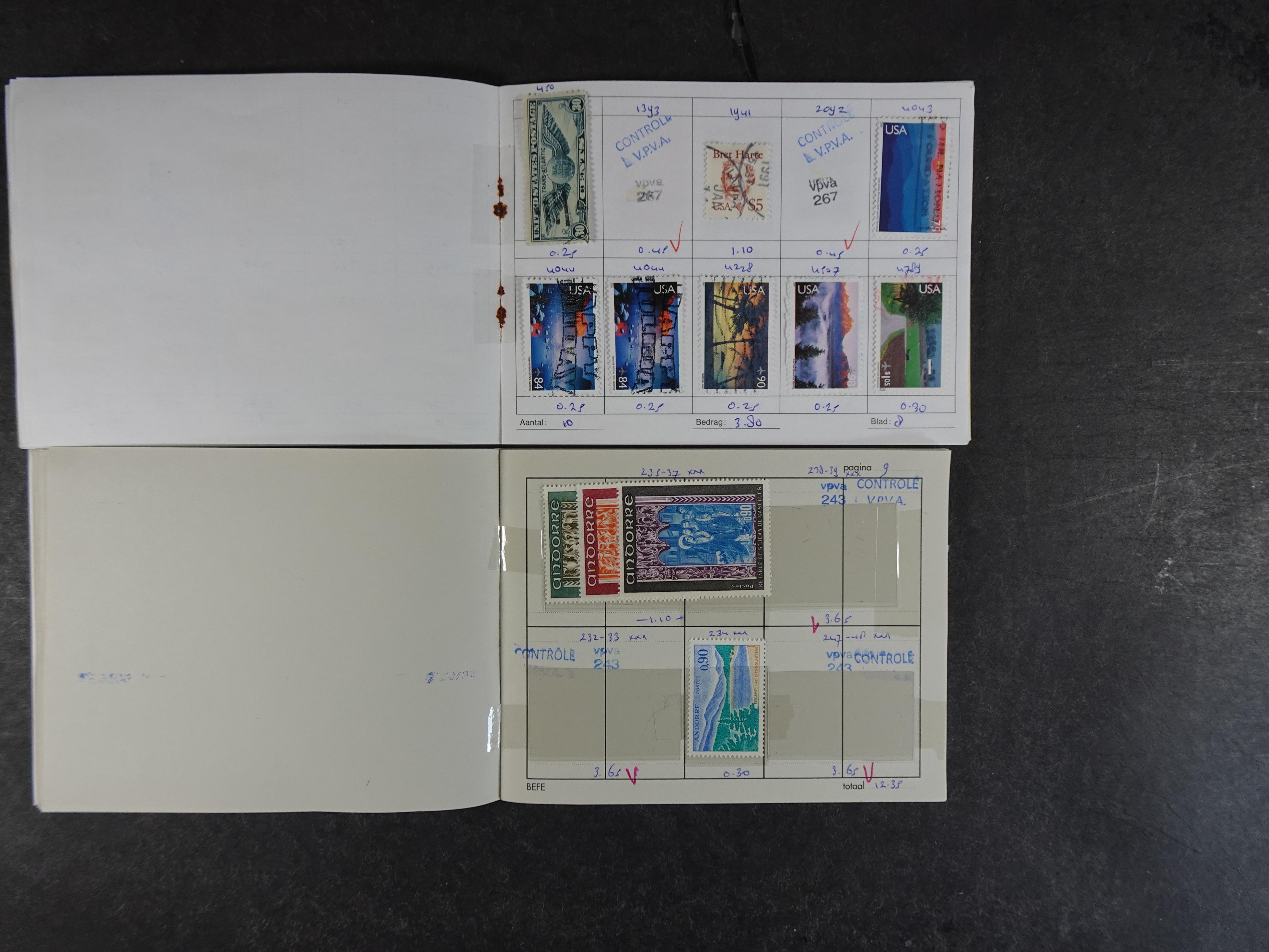 Mooie partij rondzendboekjes enorme restwaarde leuk voor weder verkoper.  611