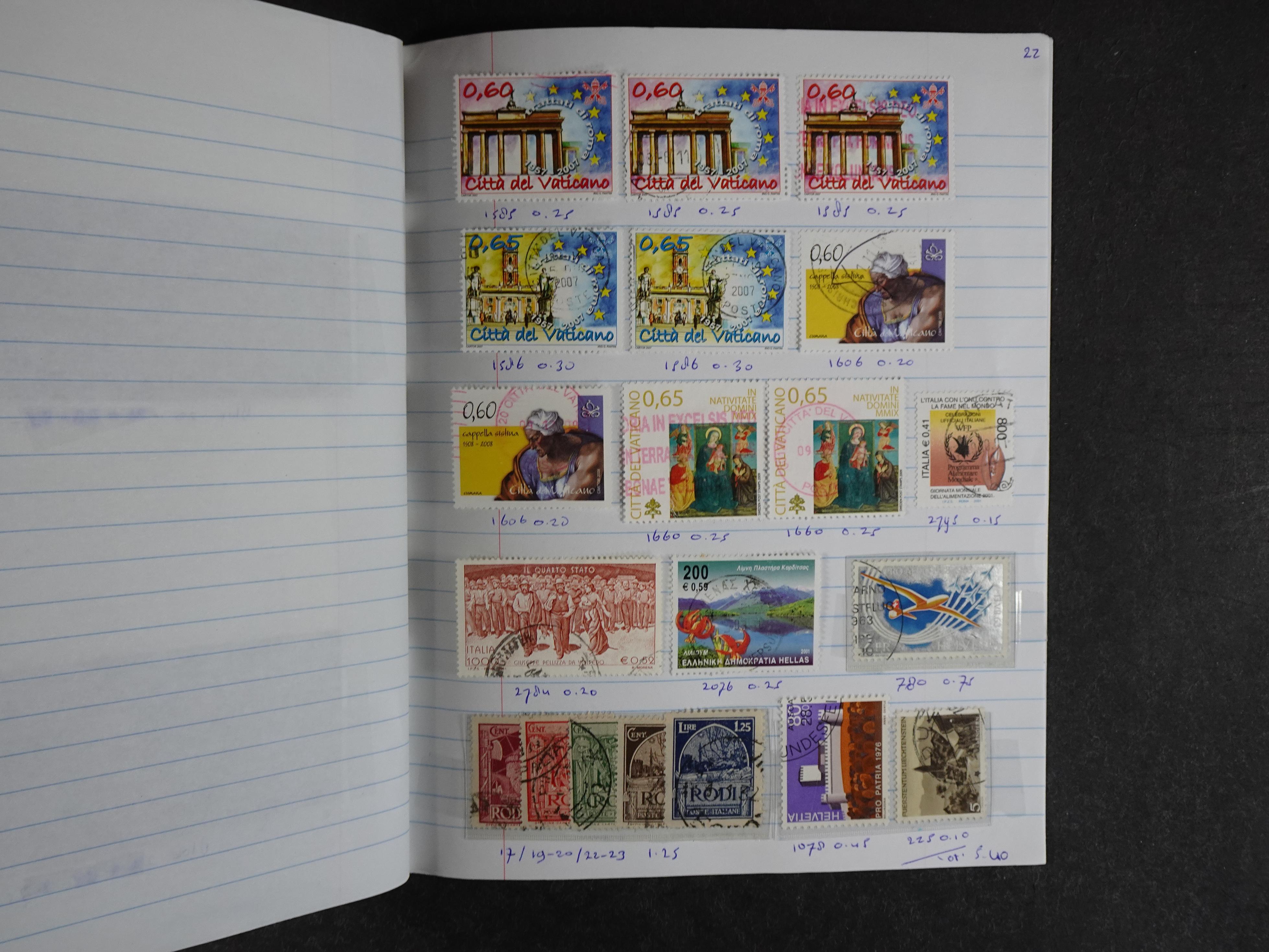 Mooie partij rondzendboekjes enorme restwaarde leuk voor weder verkoper.  625