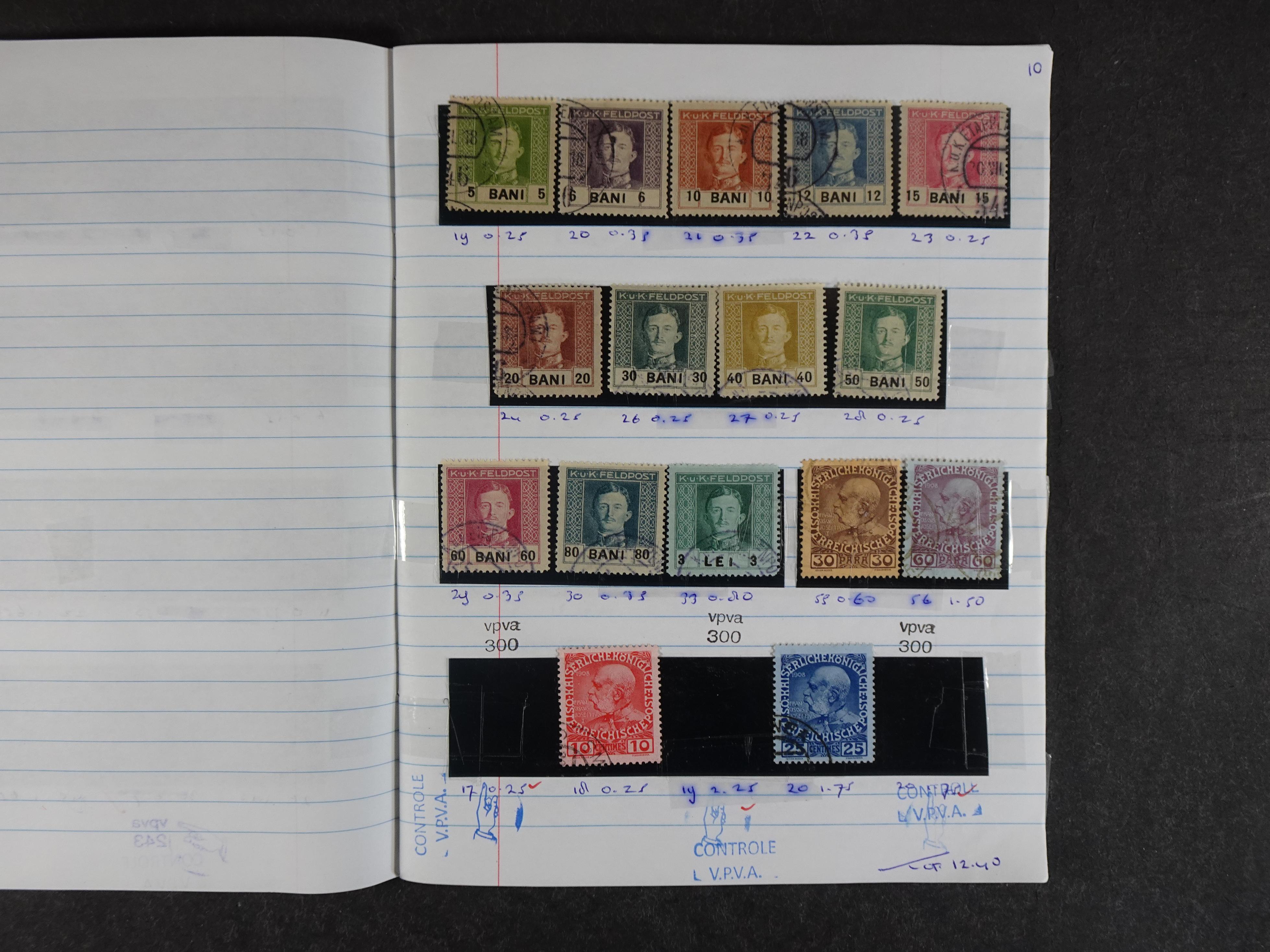 Mooie partij rondzendboekjes enorme restwaarde leuk voor weder verkoper.  635