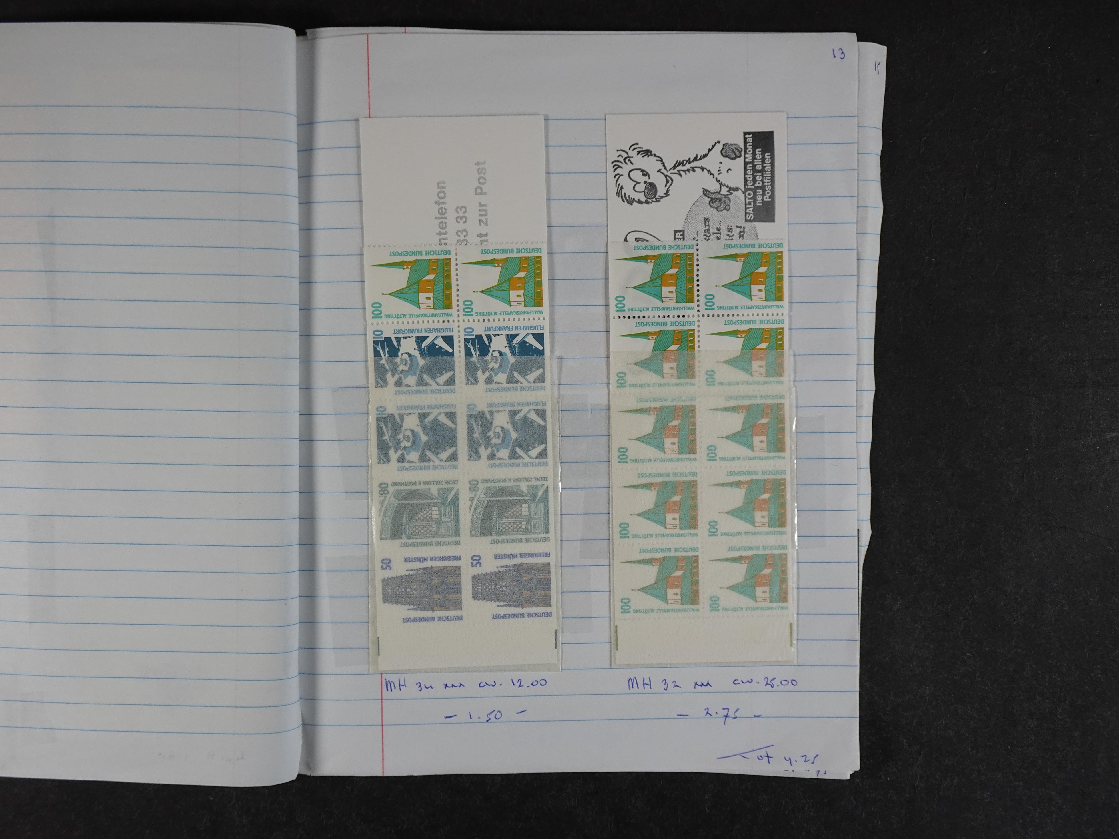 Mooie partij rondzendboekjes enorme restwaarde leuk voor weder verkoper.  650