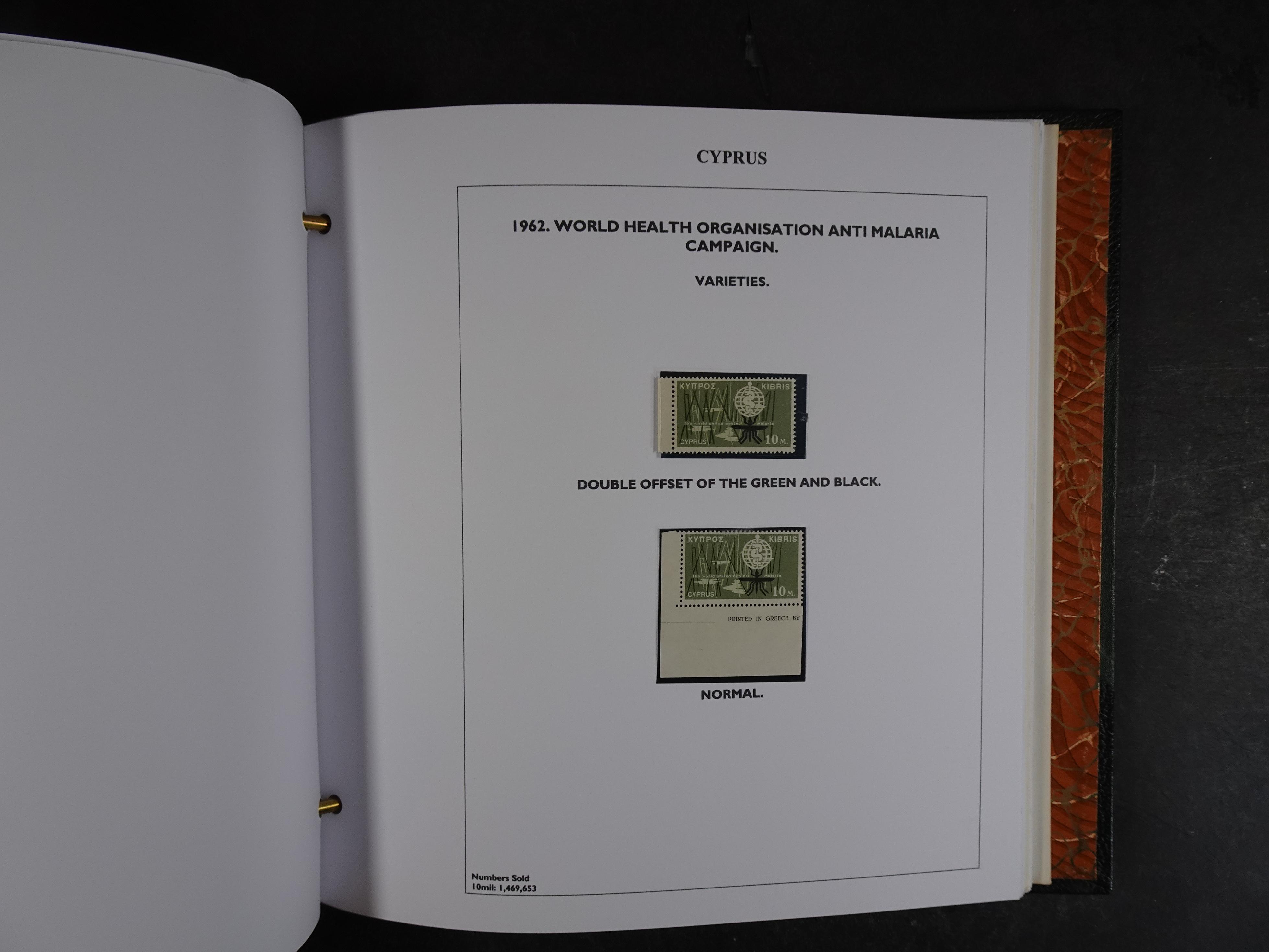 Prachtig en zeer uitgebreid collecte, waarbij dubbel verzameling. Tevens specimen, plaatfouten, boekjes, watermerken op blauwe albumbladeren.  20