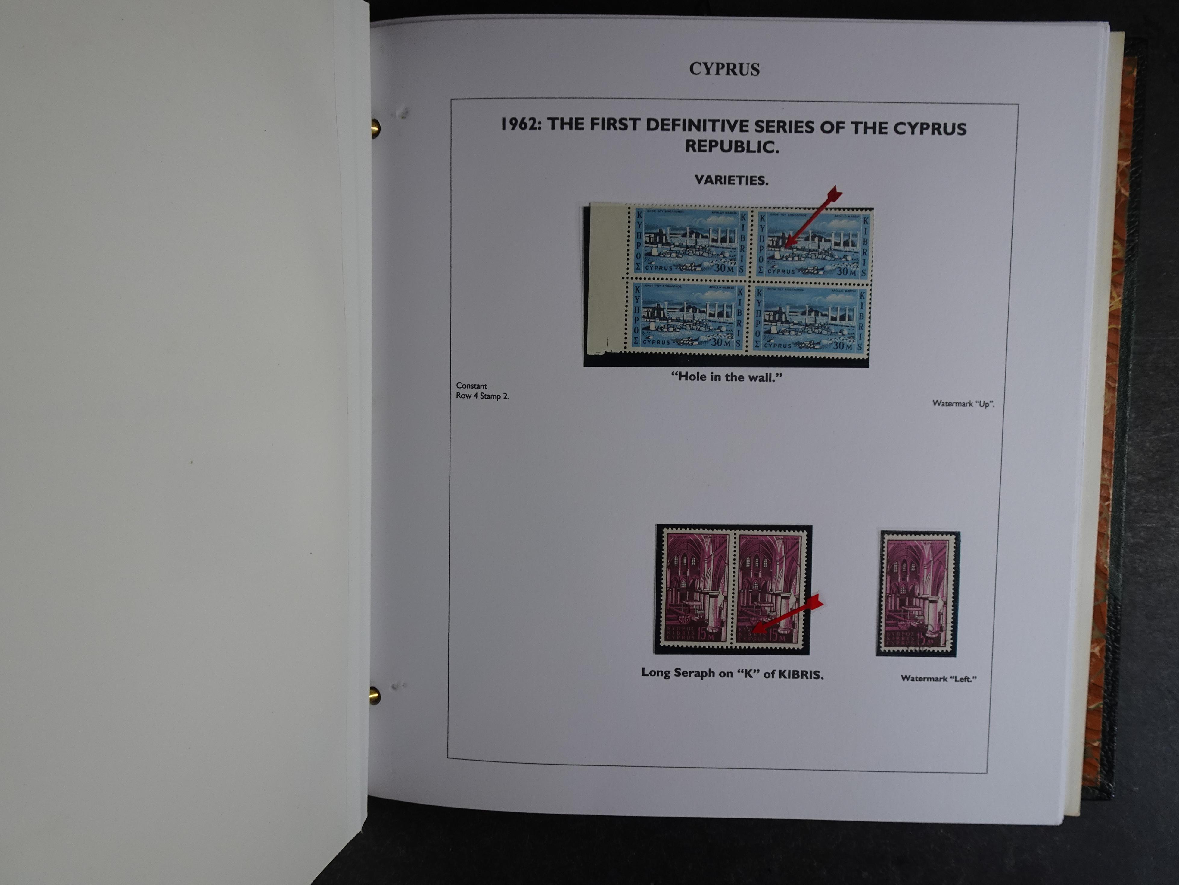 Prachtig en zeer uitgebreid collecte, waarbij dubbel verzameling. Tevens specimen, plaatfouten, boekjes, watermerken op blauwe albumbladeren.  28