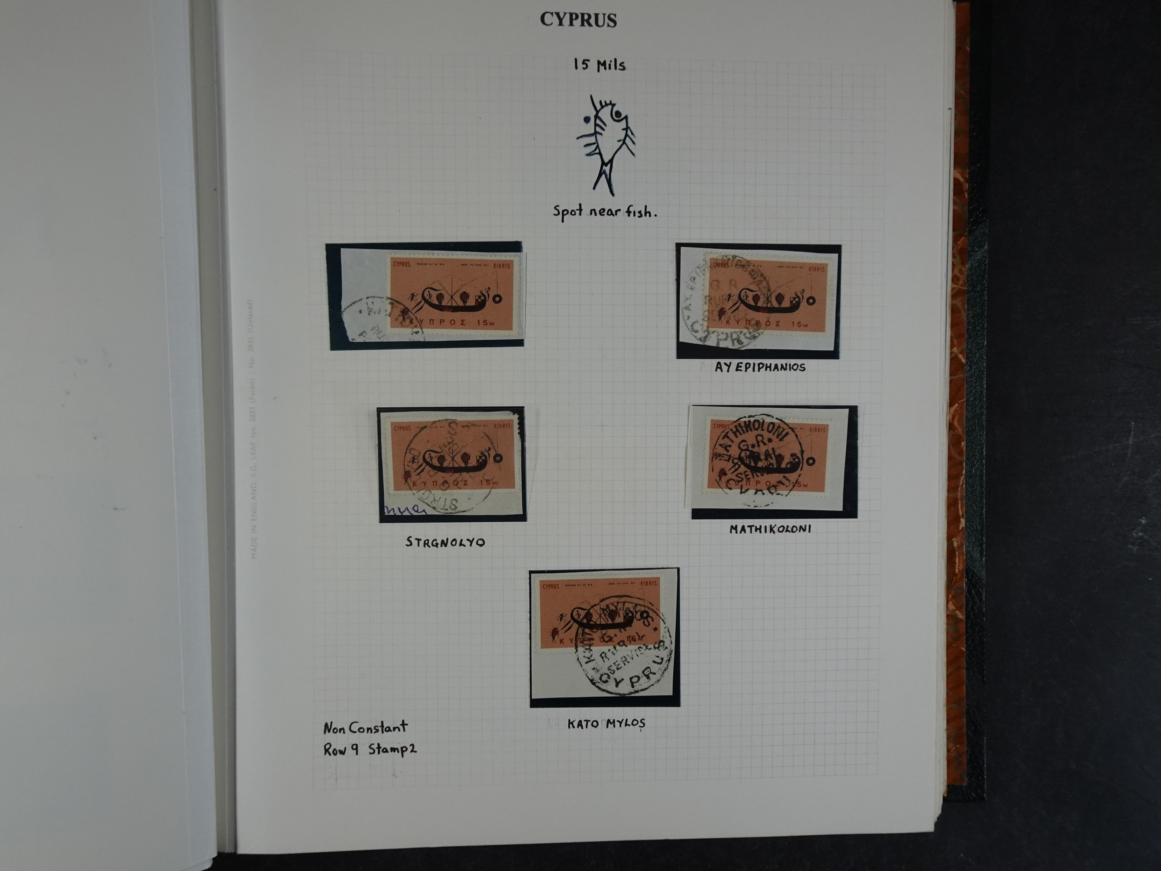 Prachtig en zeer uitgebreid collecte, waarbij dubbel verzameling. Tevens specimen, plaatfouten, boekjes, watermerken op blauwe albumbladeren.  52