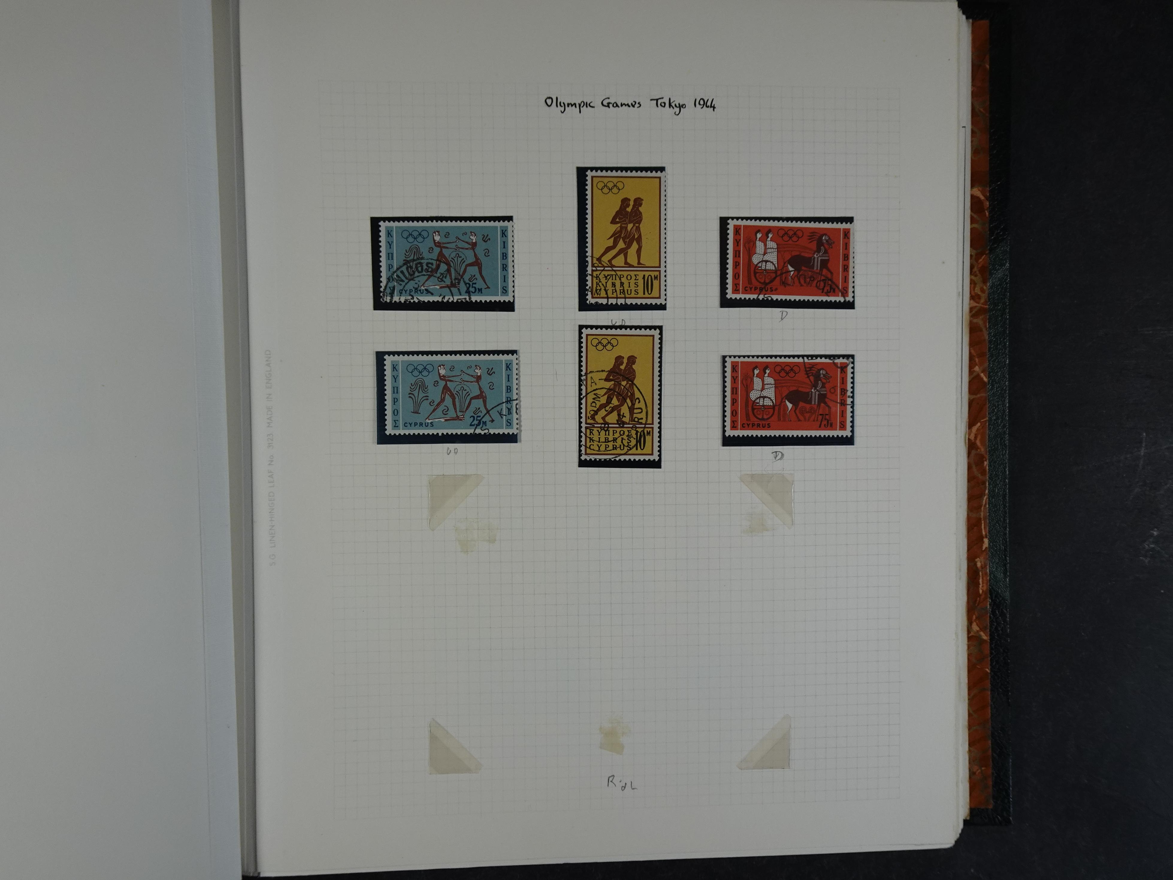 Prachtig en zeer uitgebreid collecte, waarbij dubbel verzameling. Tevens specimen, plaatfouten, boekjes, watermerken op blauwe albumbladeren.  59