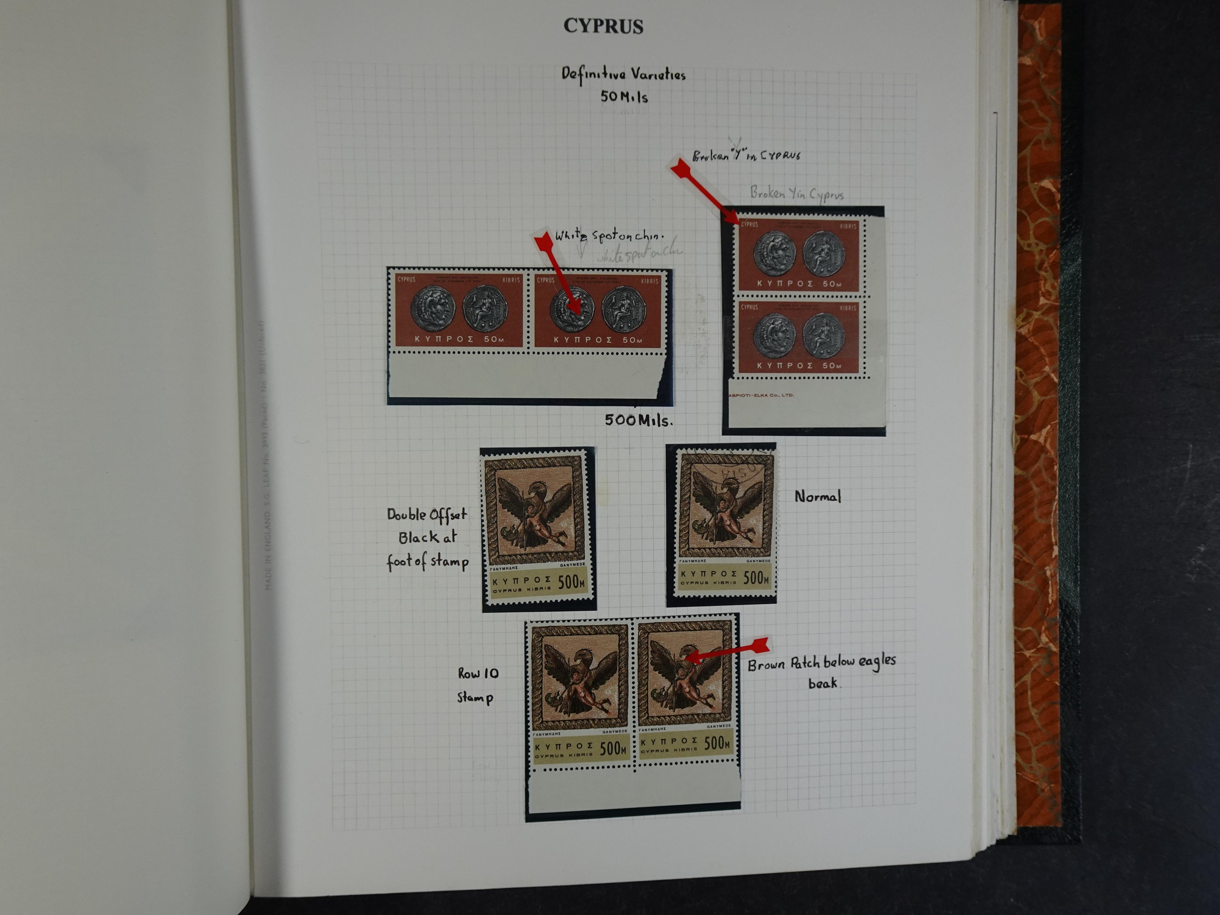 Prachtig en zeer uitgebreid collecte, waarbij dubbel verzameling. Tevens specimen, plaatfouten, boekjes, watermerken op blauwe albumbladeren.  80