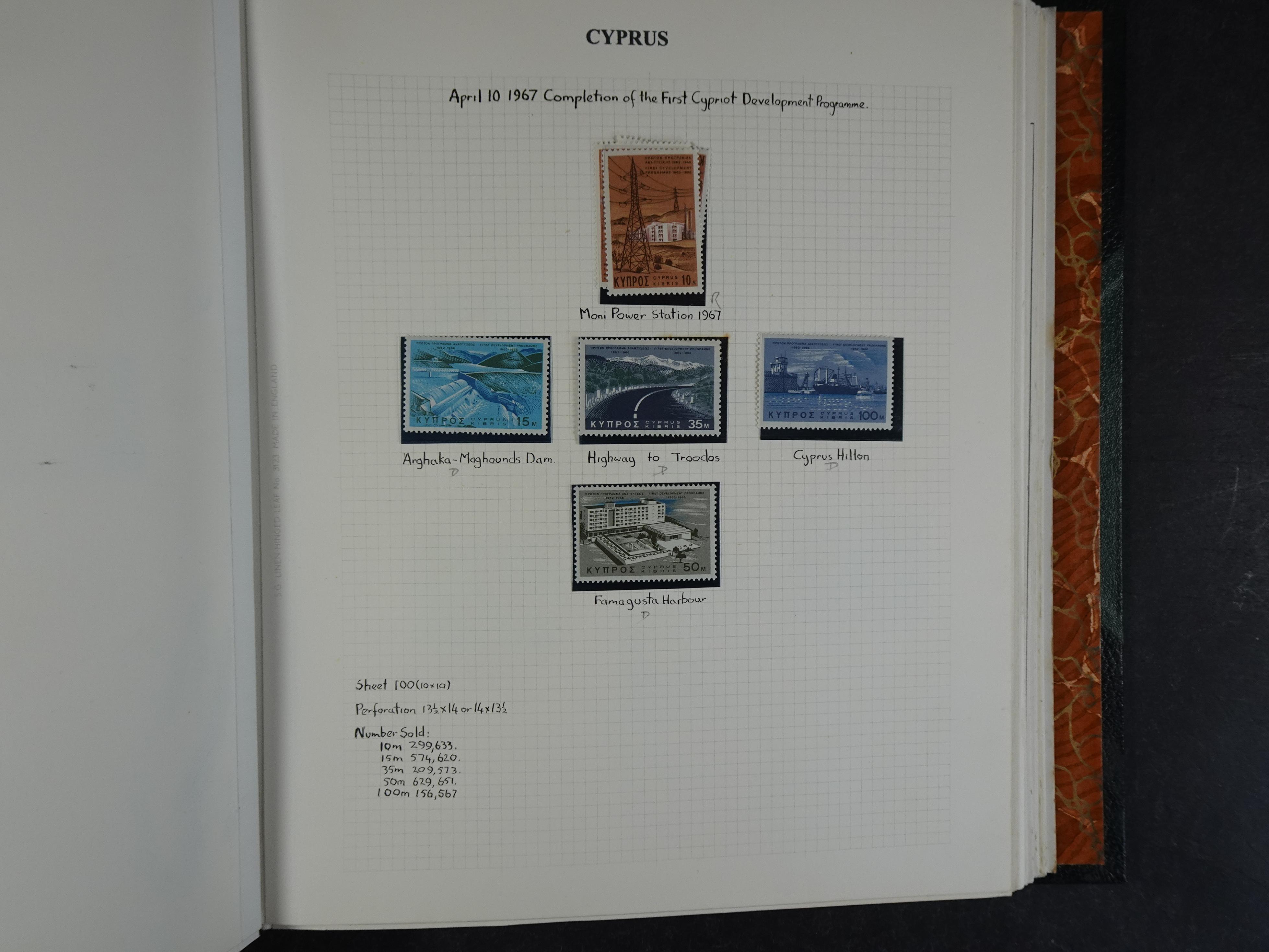 Prachtig en zeer uitgebreid collecte, waarbij dubbel verzameling. Tevens specimen, plaatfouten, boekjes, watermerken op blauwe albumbladeren.  82