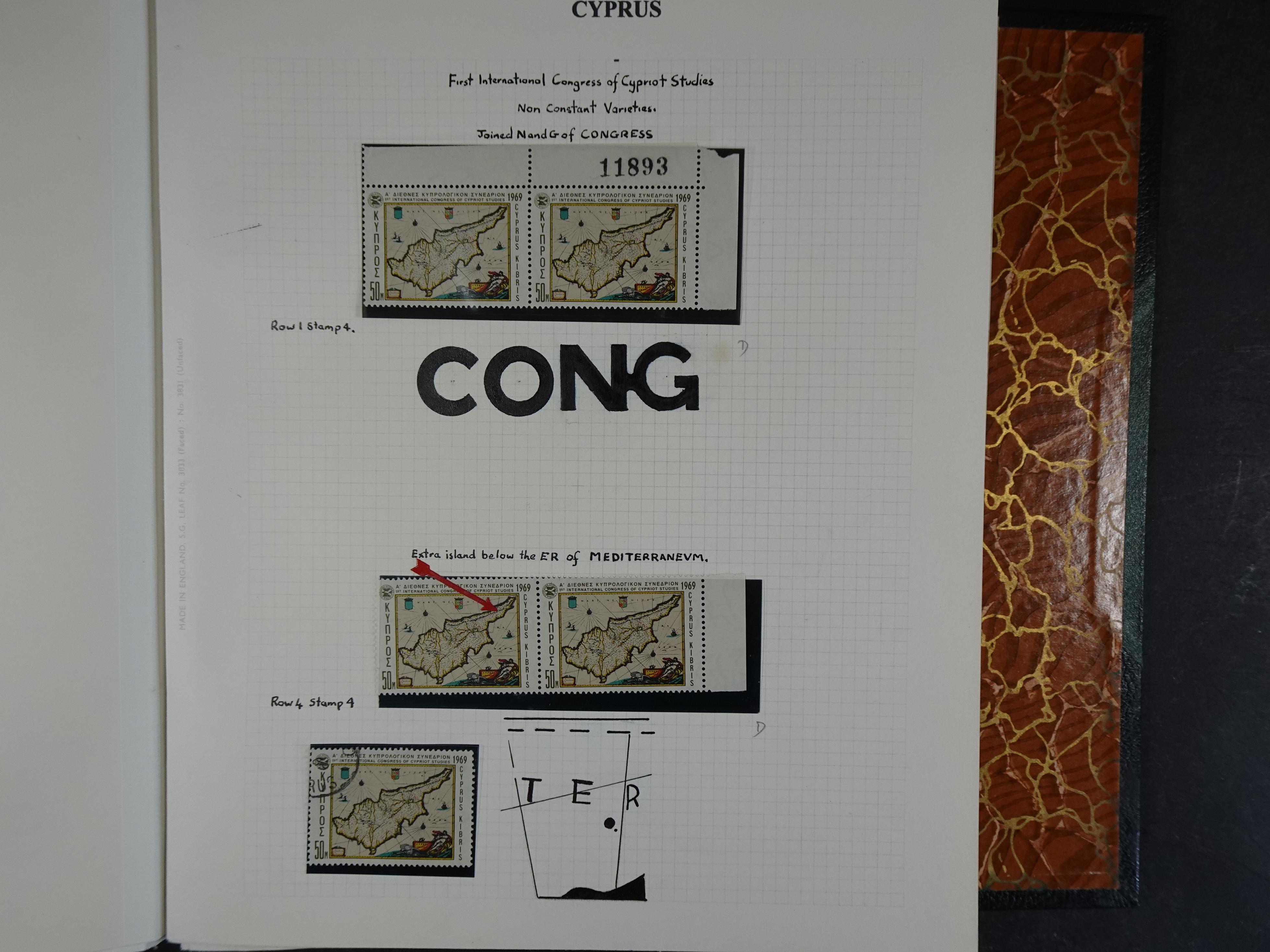 Prachtig en zeer uitgebreid collecte, waarbij dubbel verzameling. Tevens specimen, plaatfouten, boekjes, watermerken op blauwe albumbladeren.  114
