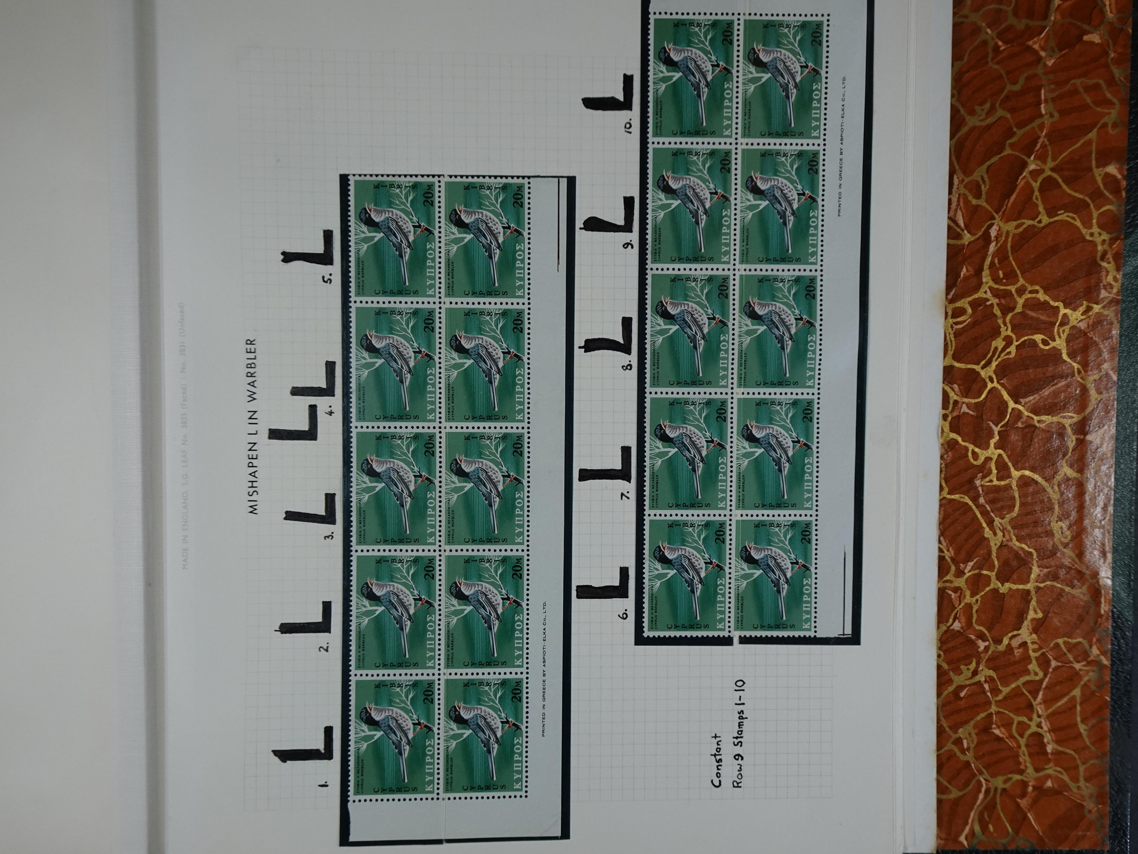 Prachtig en zeer uitgebreid collecte, waarbij dubbel verzameling. Tevens specimen, plaatfouten, boekjes, watermerken op blauwe albumbladeren.  123
