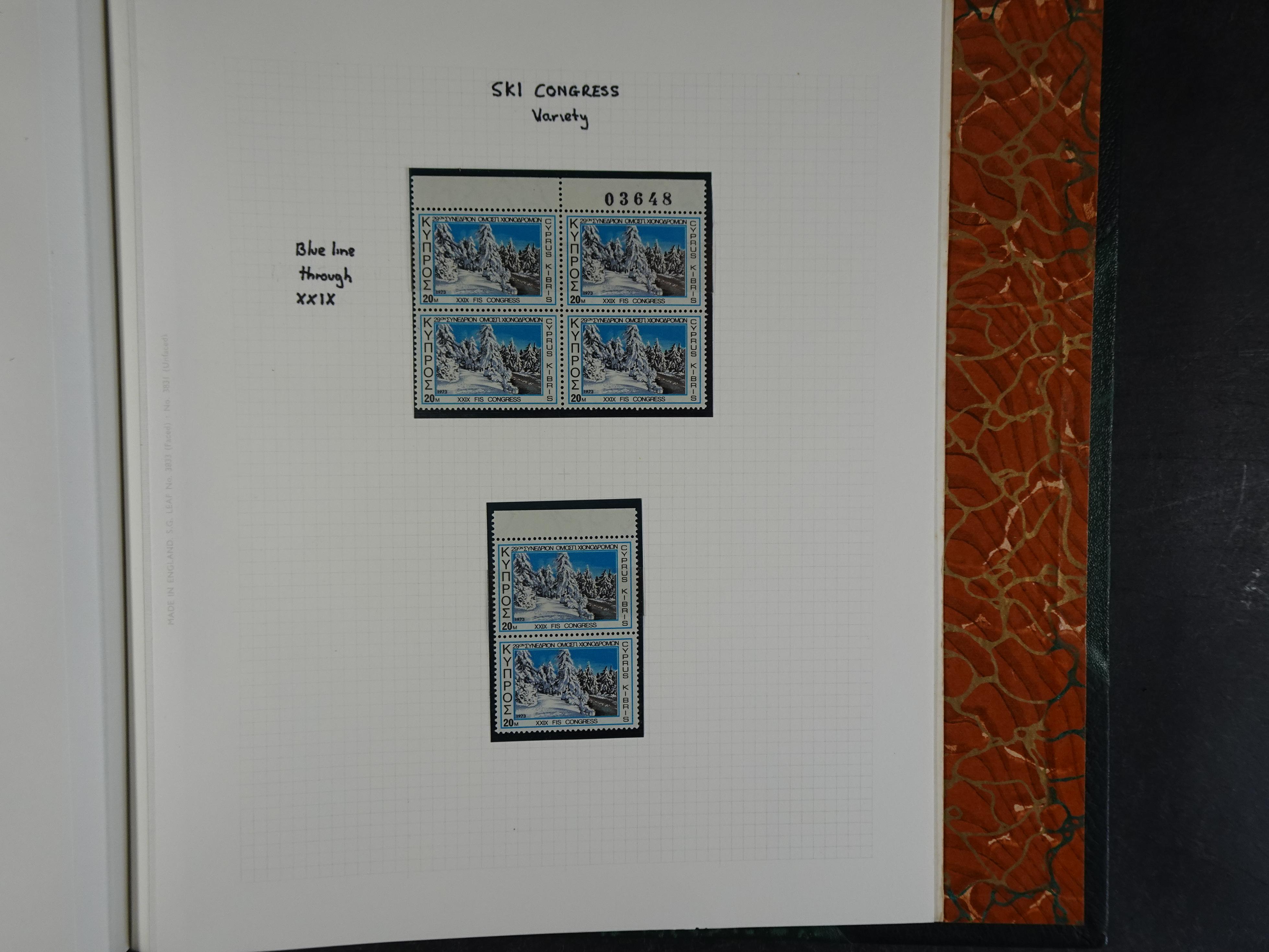 Prachtig en zeer uitgebreid collecte, waarbij dubbel verzameling. Tevens specimen, plaatfouten, boekjes, watermerken op blauwe albumbladeren.  200