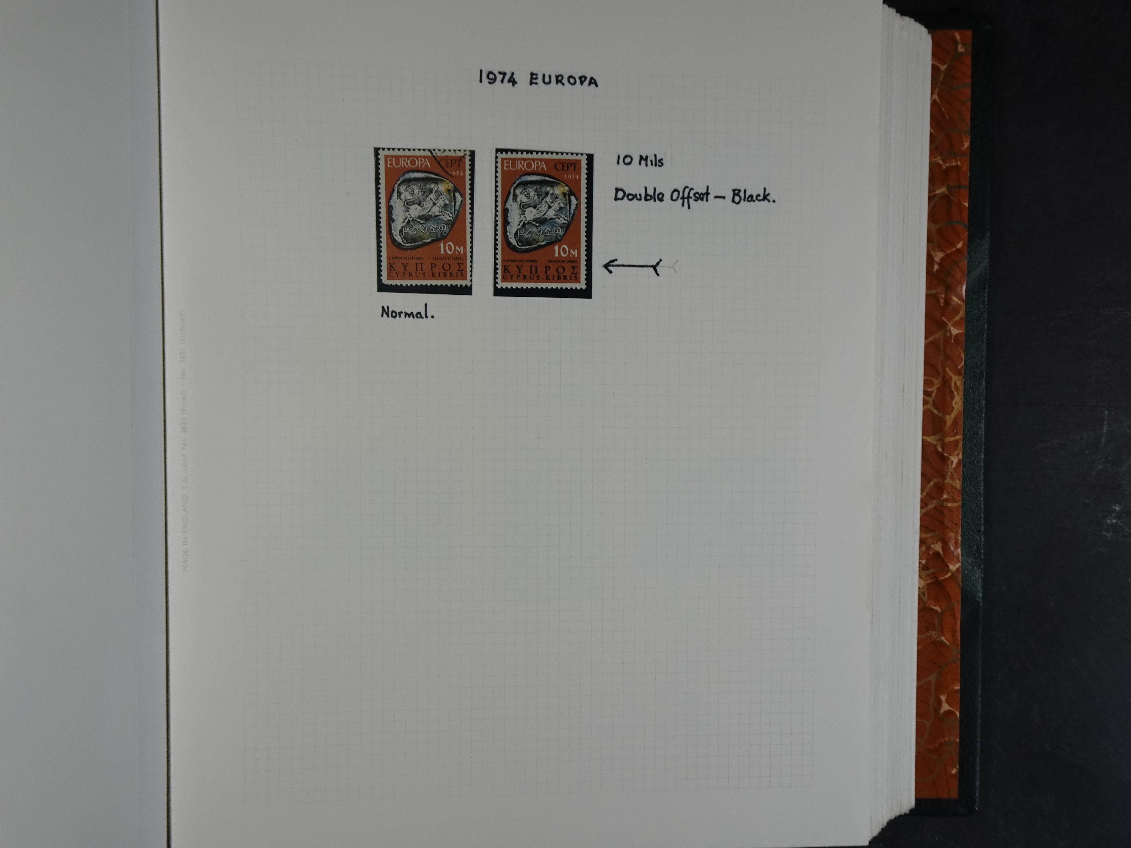 Prachtig en zeer uitgebreid collecte, waarbij dubbel verzameling. Tevens specimen, plaatfouten, boekjes, watermerken op blauwe albumbladeren.  215