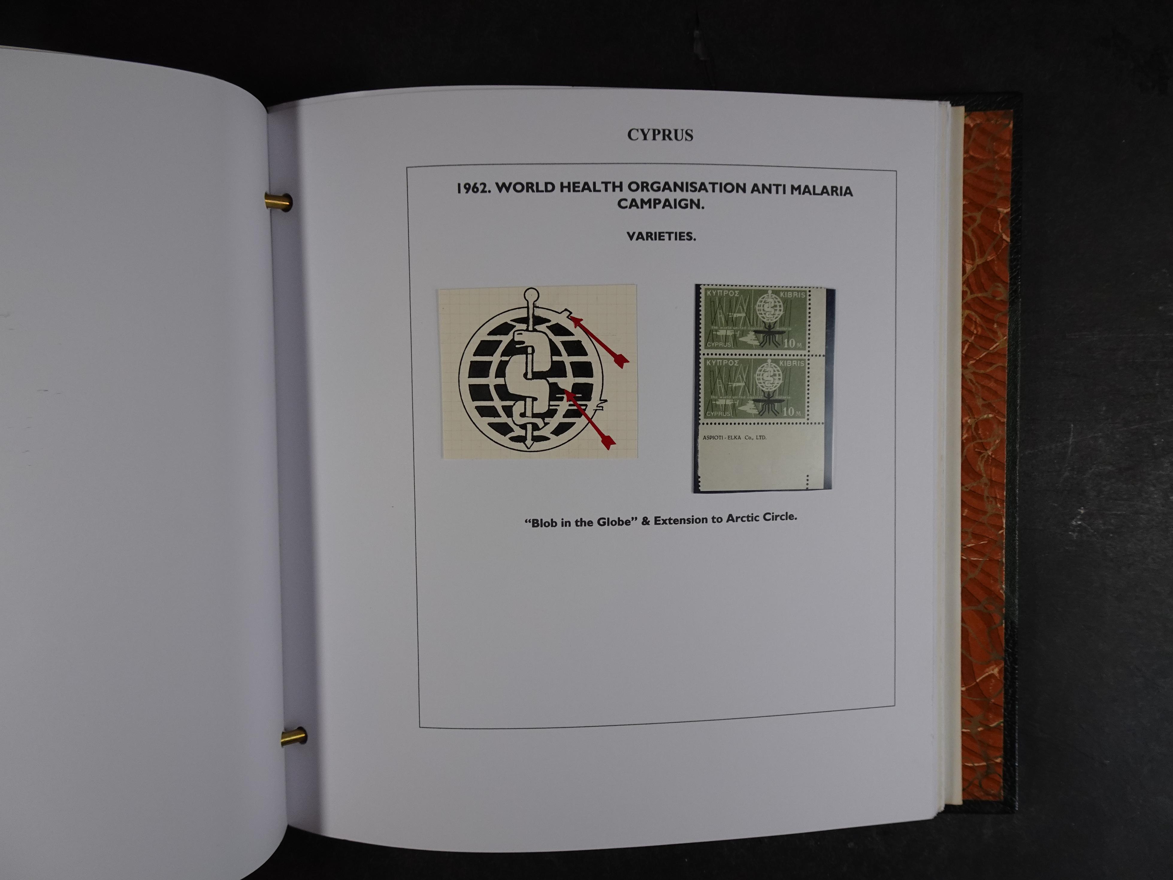 Prachtig en zeer uitgebreid collecte, waarbij dubbel verzameling. Tevens specimen, plaatfouten, boekjes, watermerken op blauwe albumbladeren.  265