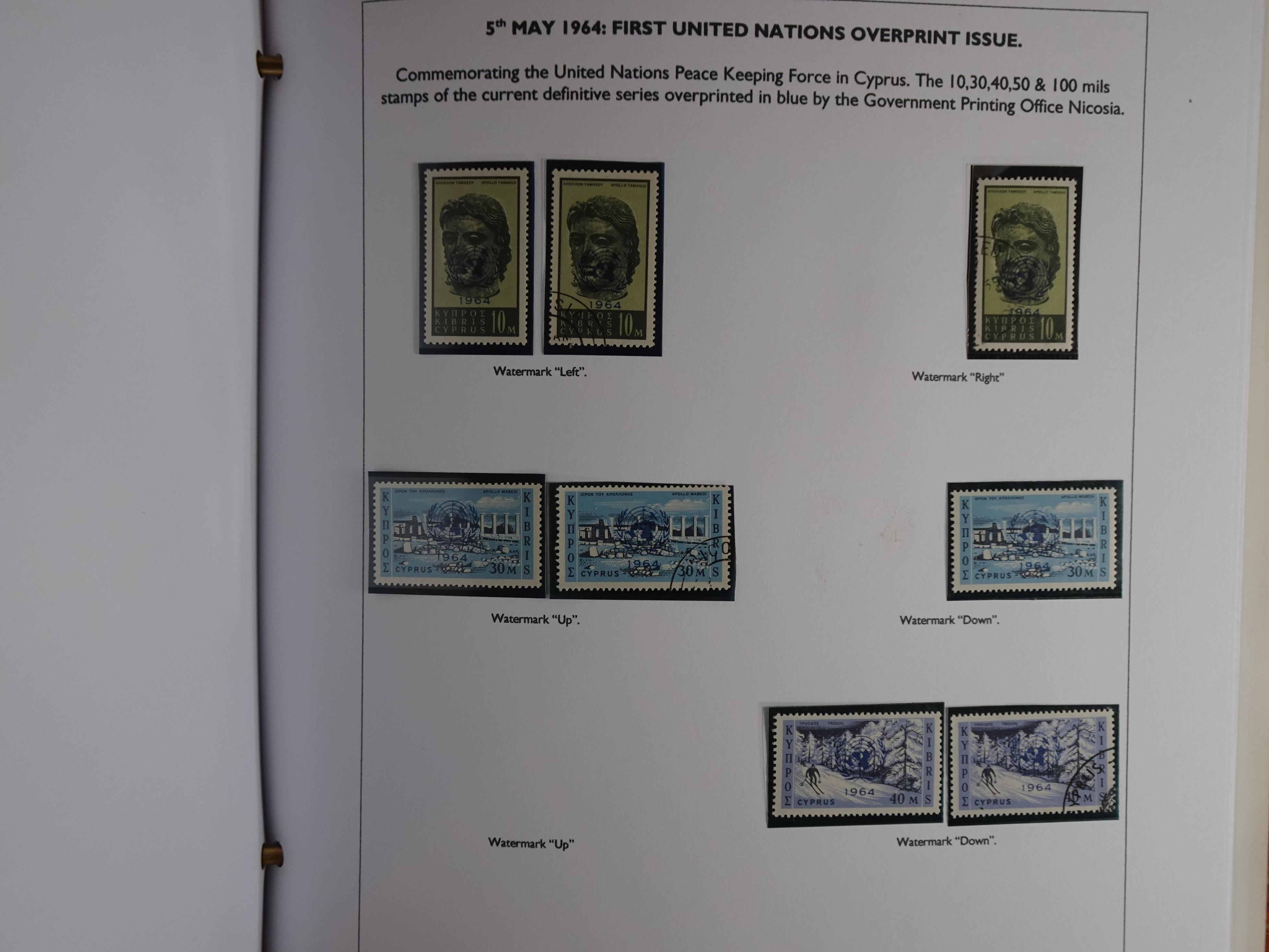 Prachtig en zeer uitgebreid collecte, waarbij dubbel verzameling. Tevens specimen, plaatfouten, boekjes, watermerken op blauwe albumbladeren.  286