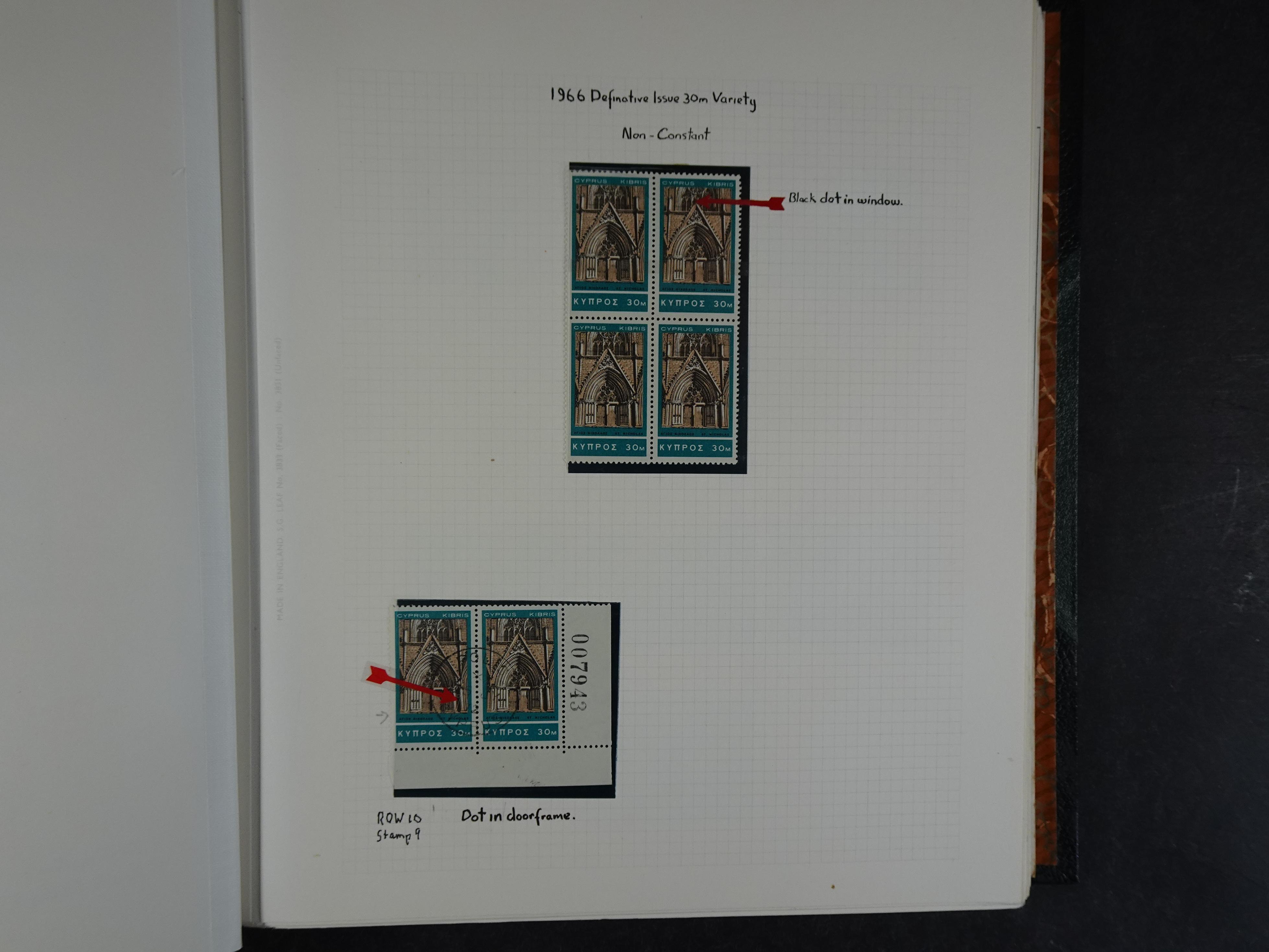Prachtig en zeer uitgebreid collecte, waarbij dubbel verzameling. Tevens specimen, plaatfouten, boekjes, watermerken op blauwe albumbladeren.  301