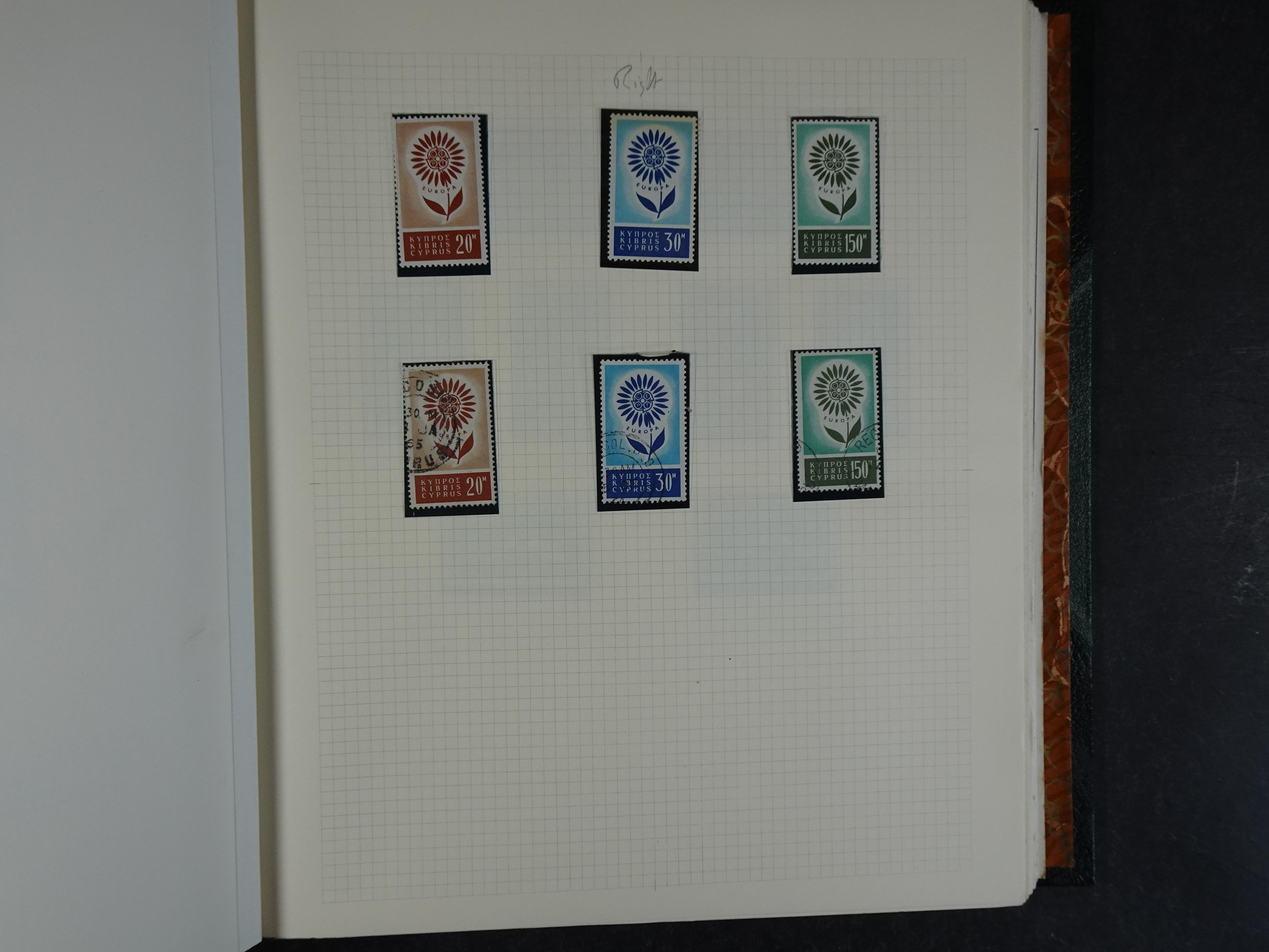 Prachtig en zeer uitgebreid collecte, waarbij dubbel verzameling. Tevens specimen, plaatfouten, boekjes, watermerken op blauwe albumbladeren.  312