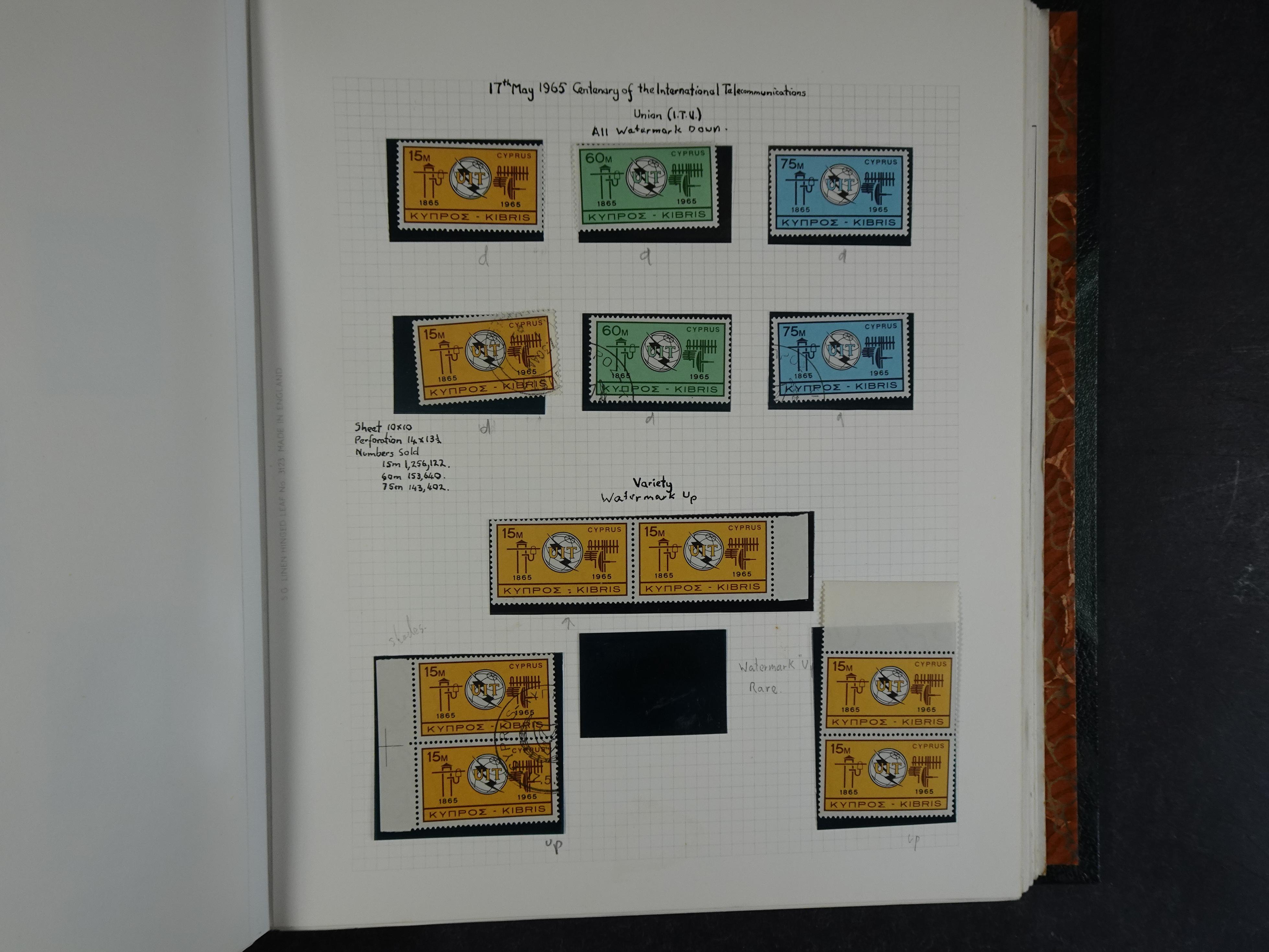 Prachtig en zeer uitgebreid collecte, waarbij dubbel verzameling. Tevens specimen, plaatfouten, boekjes, watermerken op blauwe albumbladeren.  320