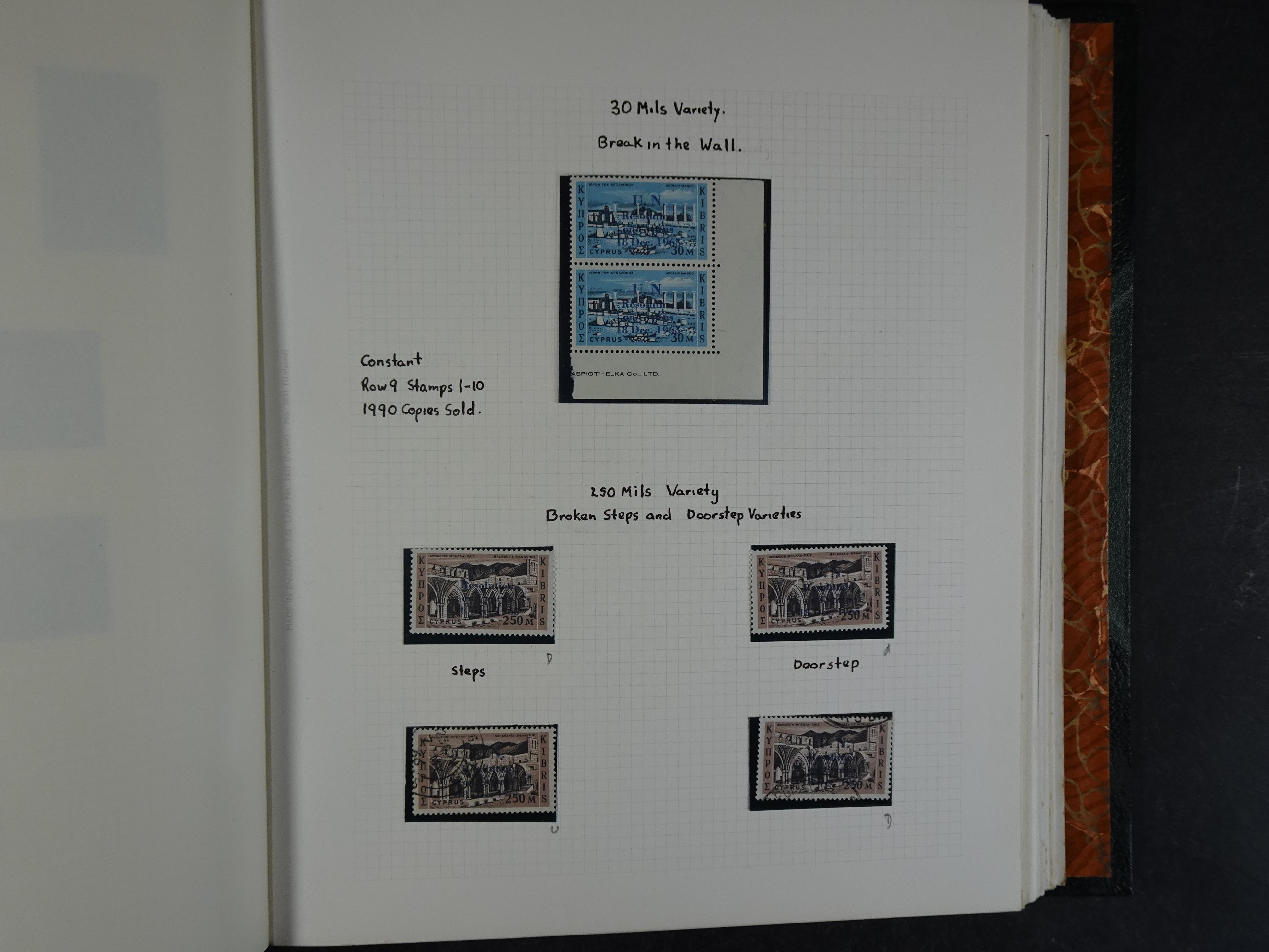 Prachtig en zeer uitgebreid collecte, waarbij dubbel verzameling. Tevens specimen, plaatfouten, boekjes, watermerken op blauwe albumbladeren.  326