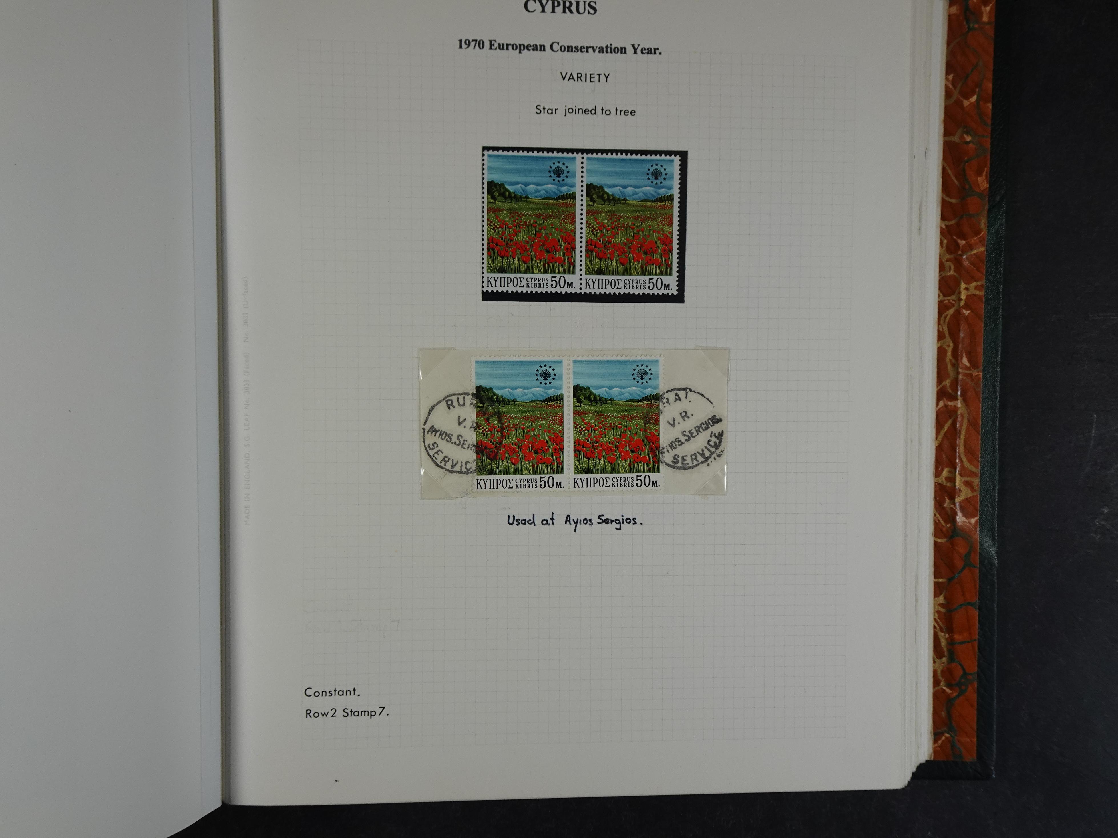 Prachtig en zeer uitgebreid collecte, waarbij dubbel verzameling. Tevens specimen, plaatfouten, boekjes, watermerken op blauwe albumbladeren.  400