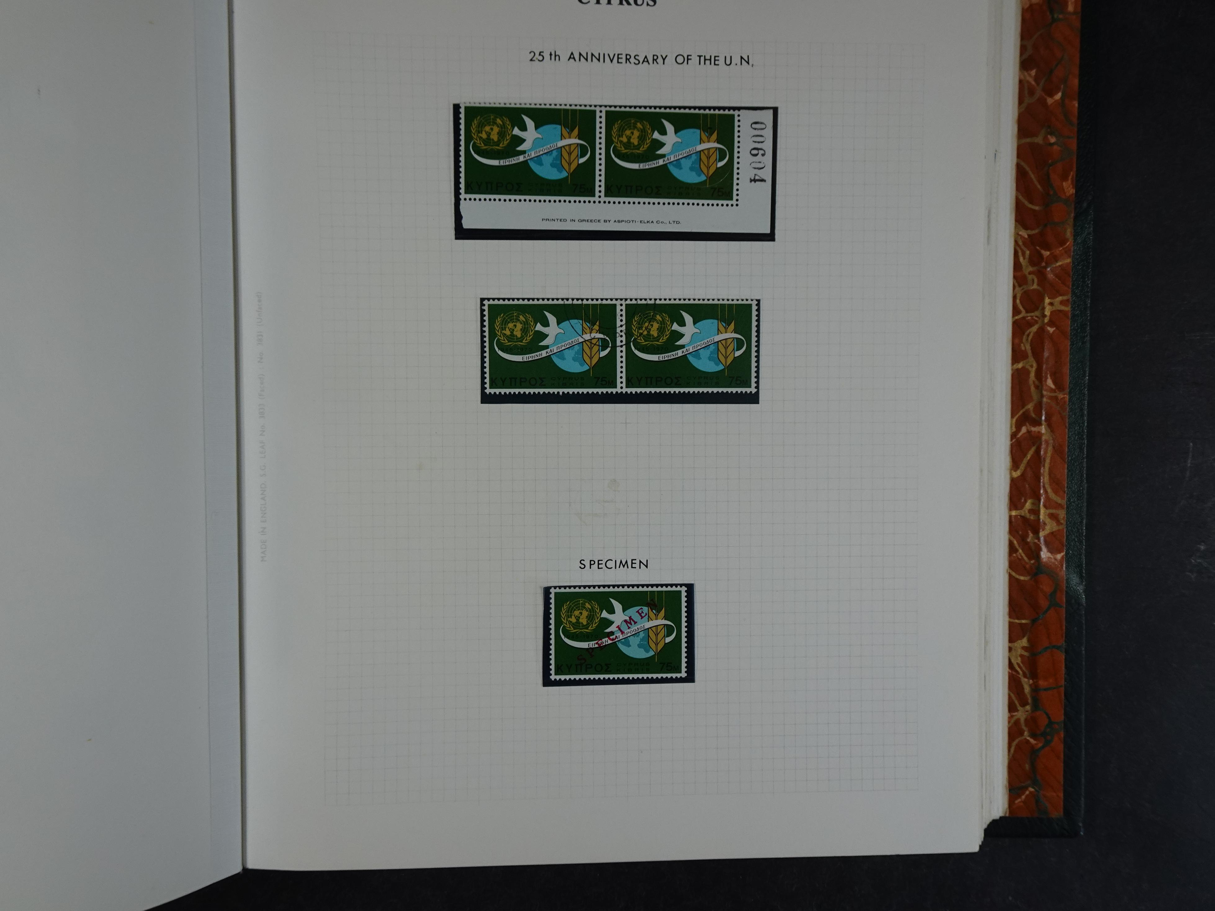 Prachtig en zeer uitgebreid collecte, waarbij dubbel verzameling. Tevens specimen, plaatfouten, boekjes, watermerken op blauwe albumbladeren.  407