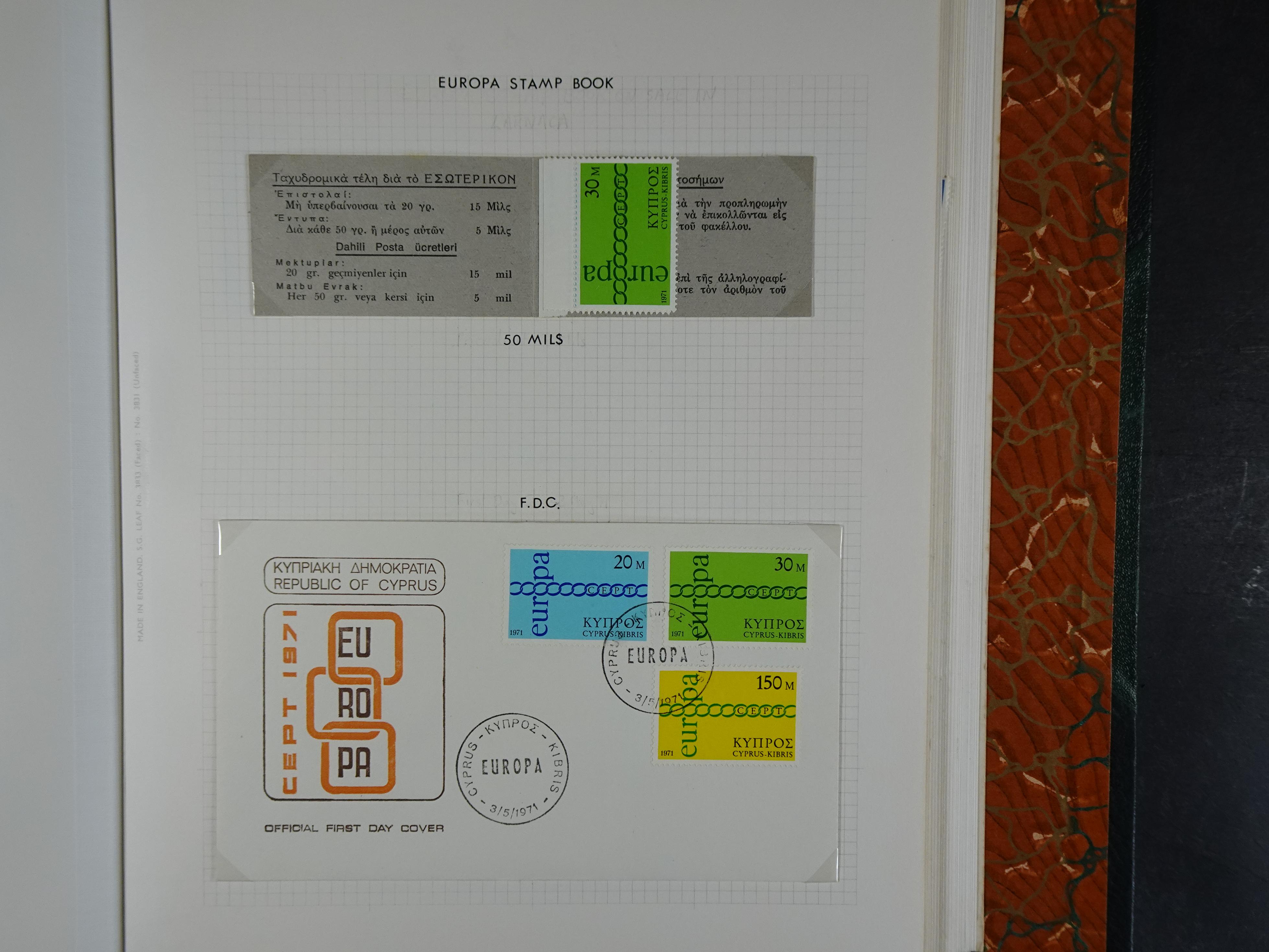 Prachtig en zeer uitgebreid collecte, waarbij dubbel verzameling. Tevens specimen, plaatfouten, boekjes, watermerken op blauwe albumbladeren.  425