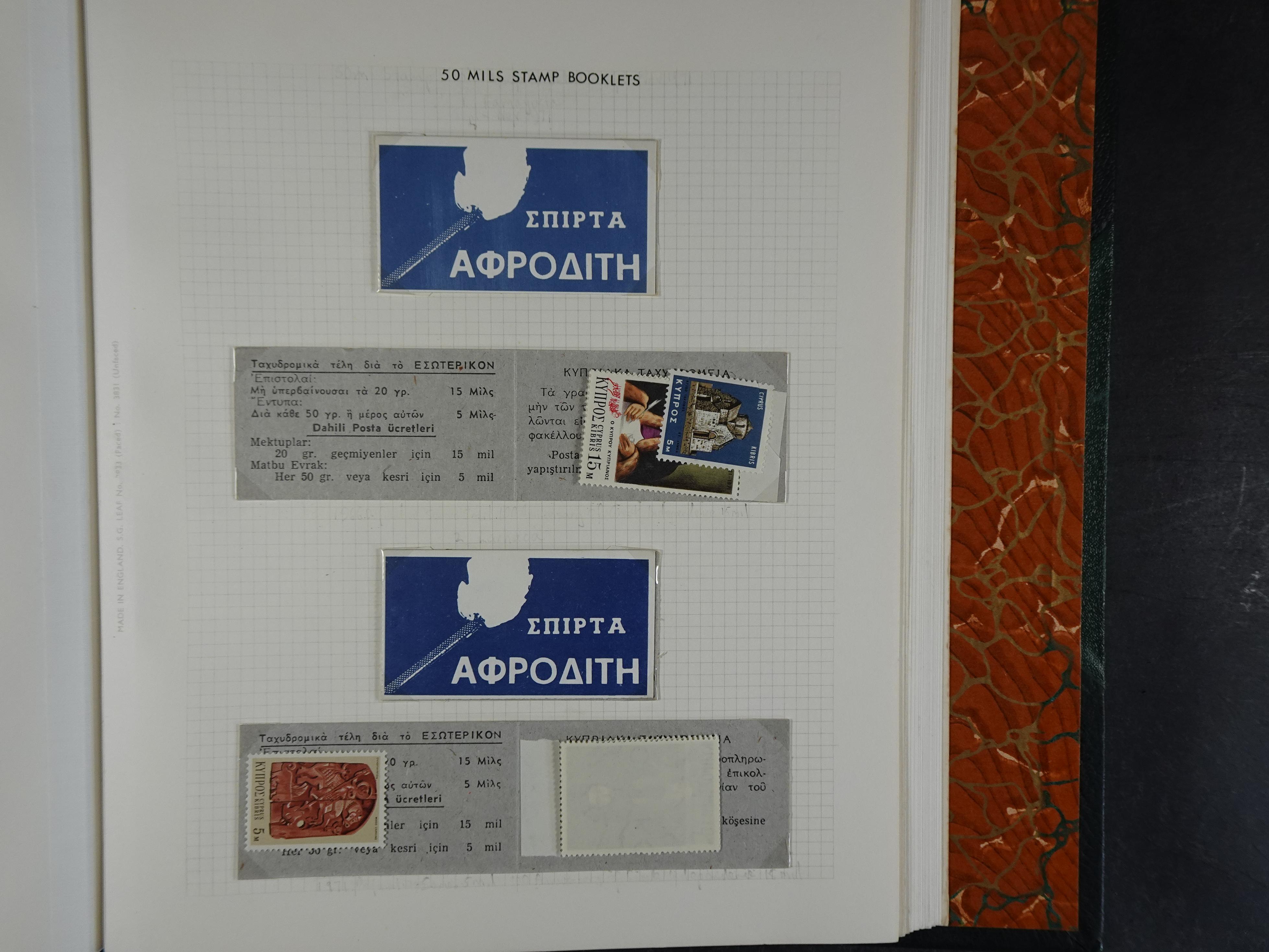 Prachtig en zeer uitgebreid collecte, waarbij dubbel verzameling. Tevens specimen, plaatfouten, boekjes, watermerken op blauwe albumbladeren.  431