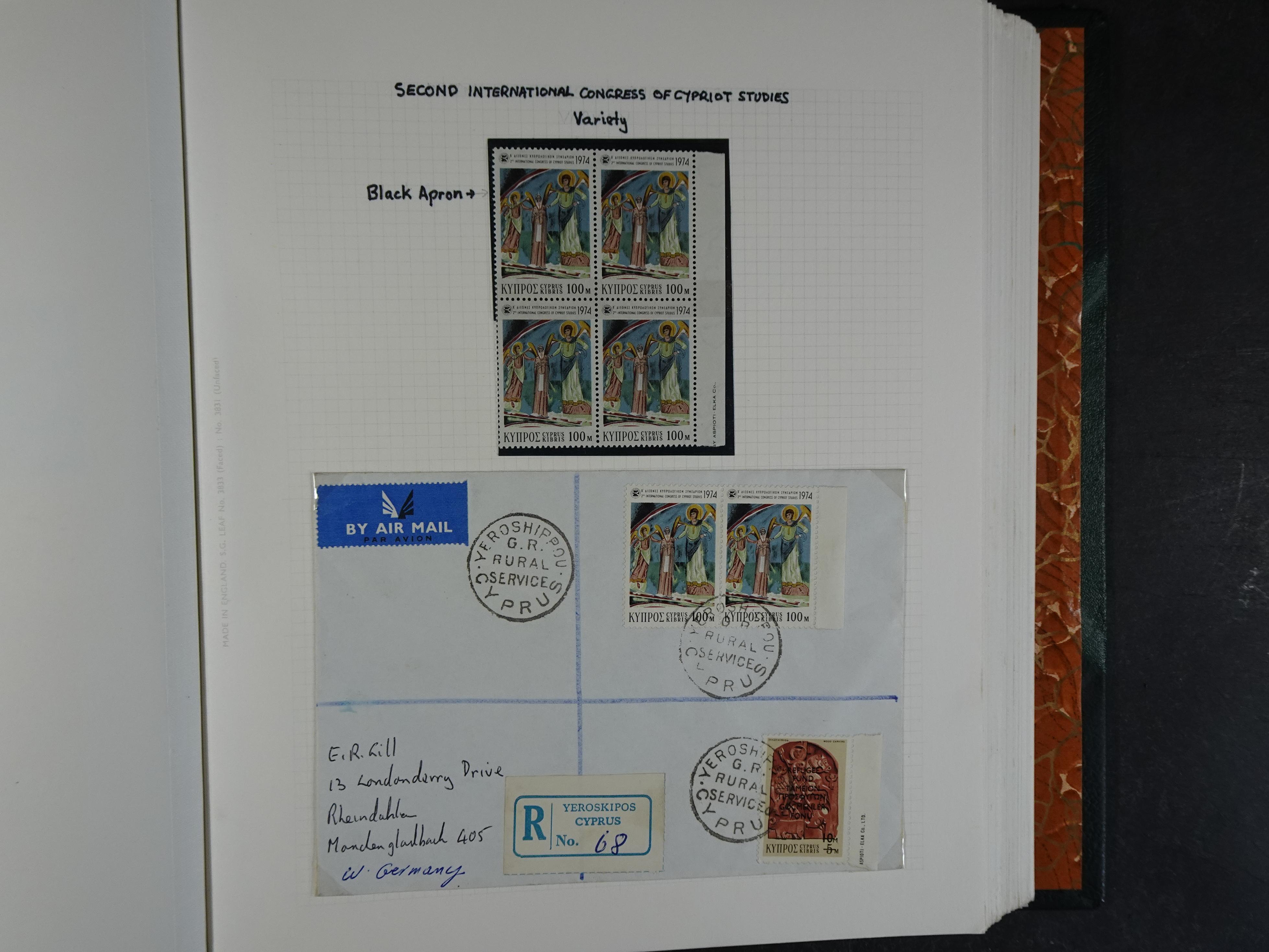 Prachtig en zeer uitgebreid collecte, waarbij dubbel verzameling. Tevens specimen, plaatfouten, boekjes, watermerken op blauwe albumbladeren.  467