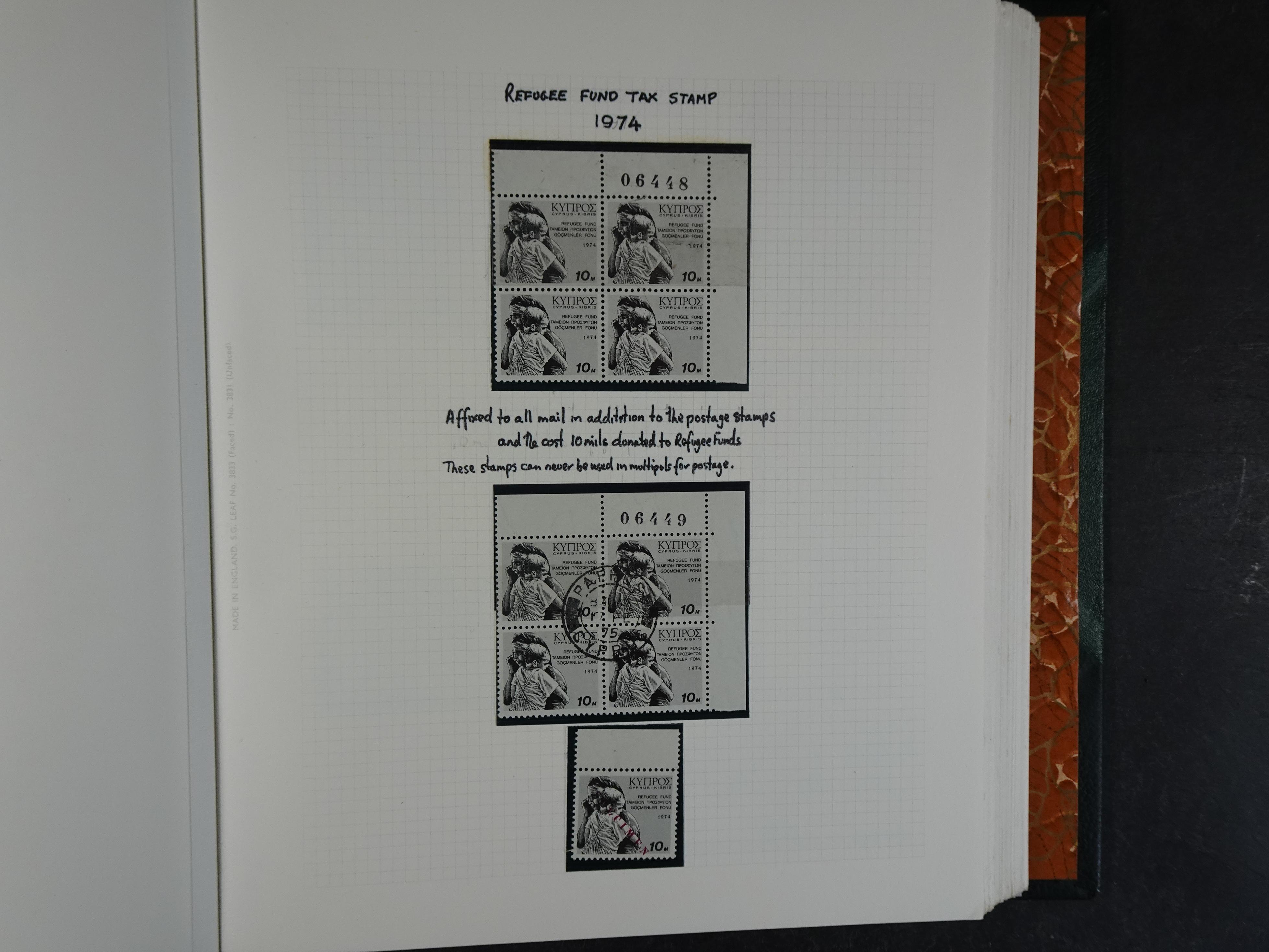 Prachtig en zeer uitgebreid collecte, waarbij dubbel verzameling. Tevens specimen, plaatfouten, boekjes, watermerken op blauwe albumbladeren.  474