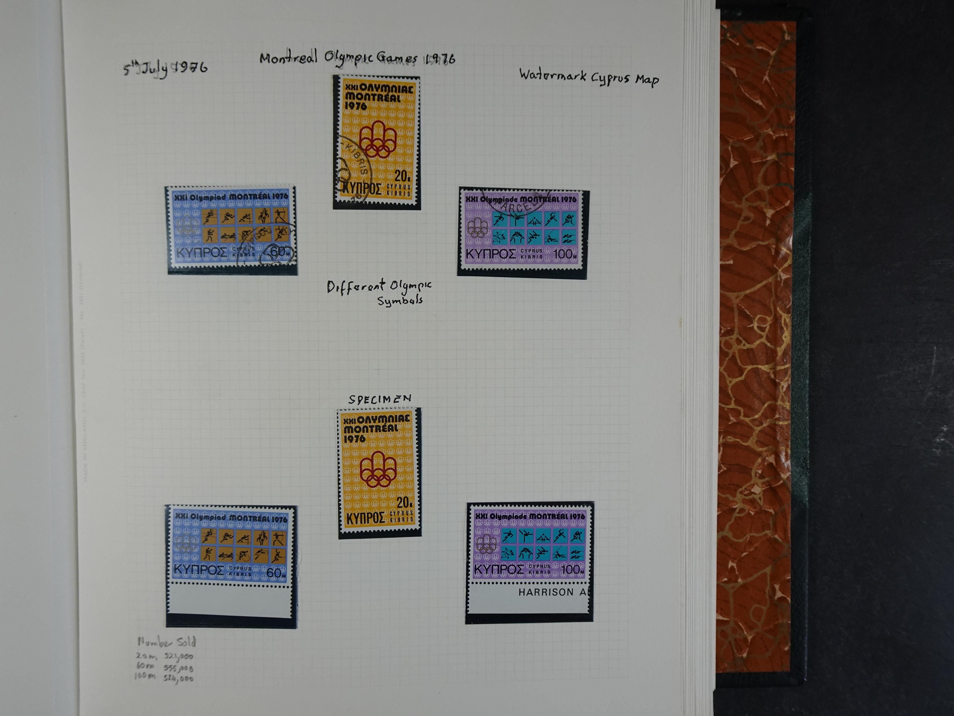 Prachtig en zeer uitgebreid collecte, waarbij dubbel verzameling. Tevens specimen, plaatfouten, boekjes, watermerken op blauwe albumbladeren.  498