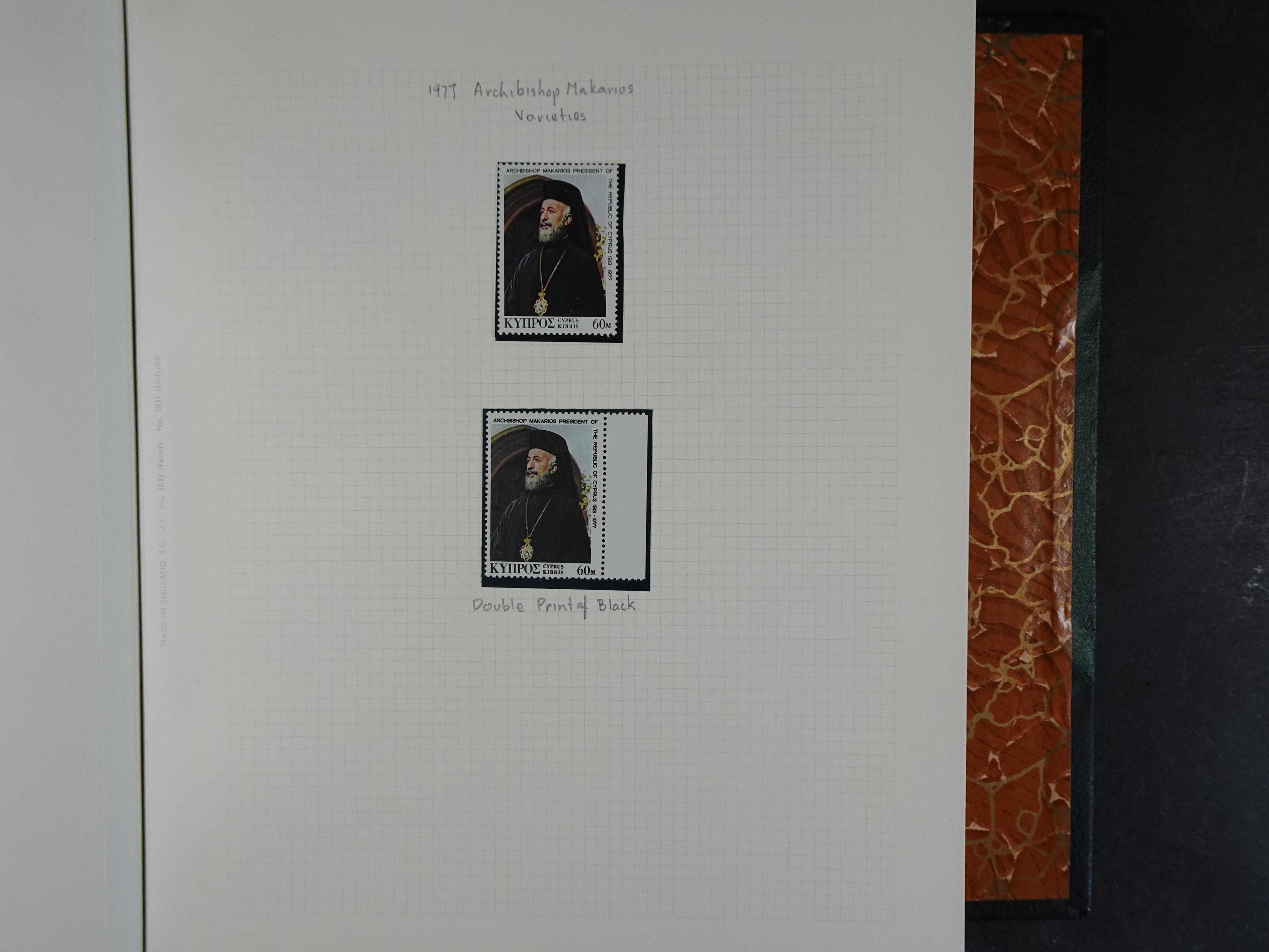 Prachtig en zeer uitgebreid collecte, waarbij dubbel verzameling. Tevens specimen, plaatfouten, boekjes, watermerken op blauwe albumbladeren.  512