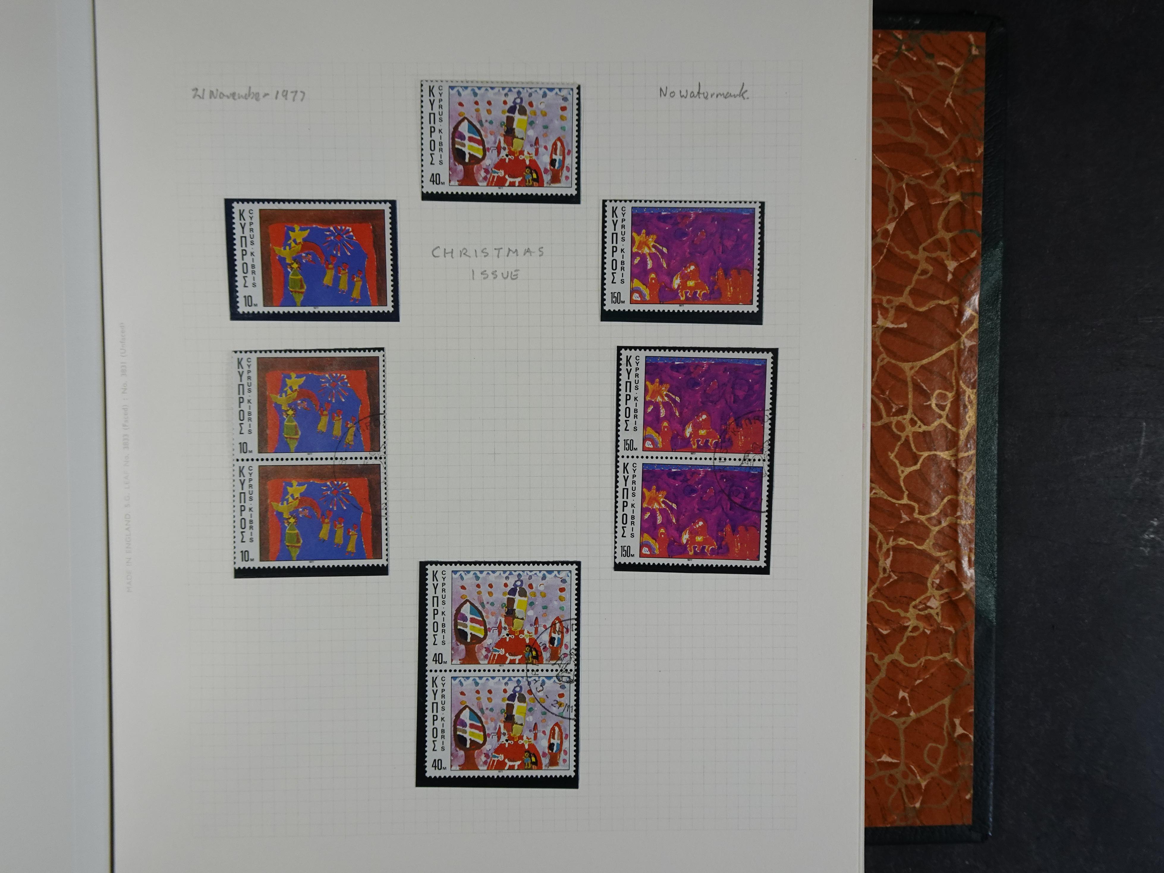 Prachtig en zeer uitgebreid collecte, waarbij dubbel verzameling. Tevens specimen, plaatfouten, boekjes, watermerken op blauwe albumbladeren.  514
