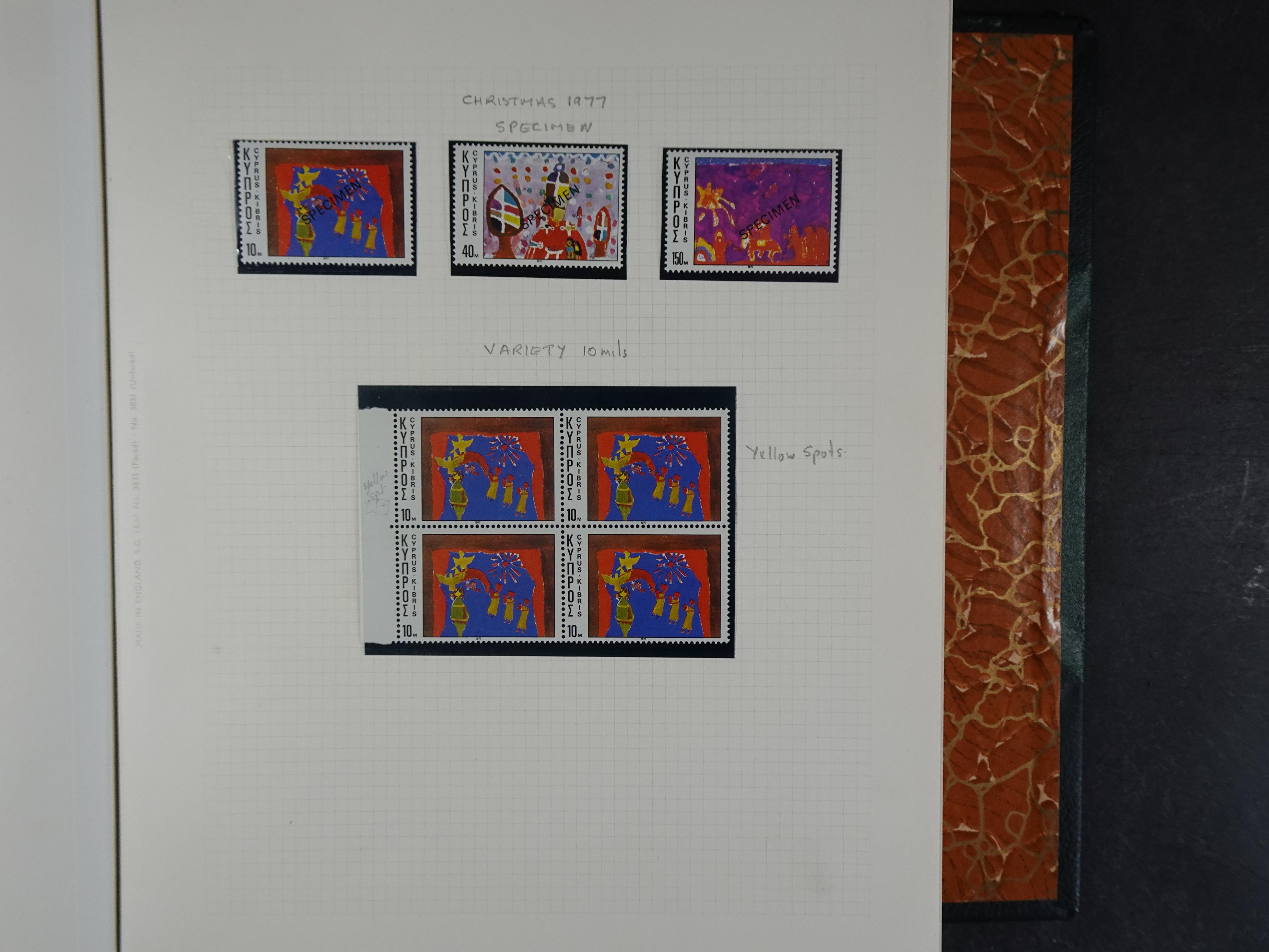 Prachtig en zeer uitgebreid collecte, waarbij dubbel verzameling. Tevens specimen, plaatfouten, boekjes, watermerken op blauwe albumbladeren.  515