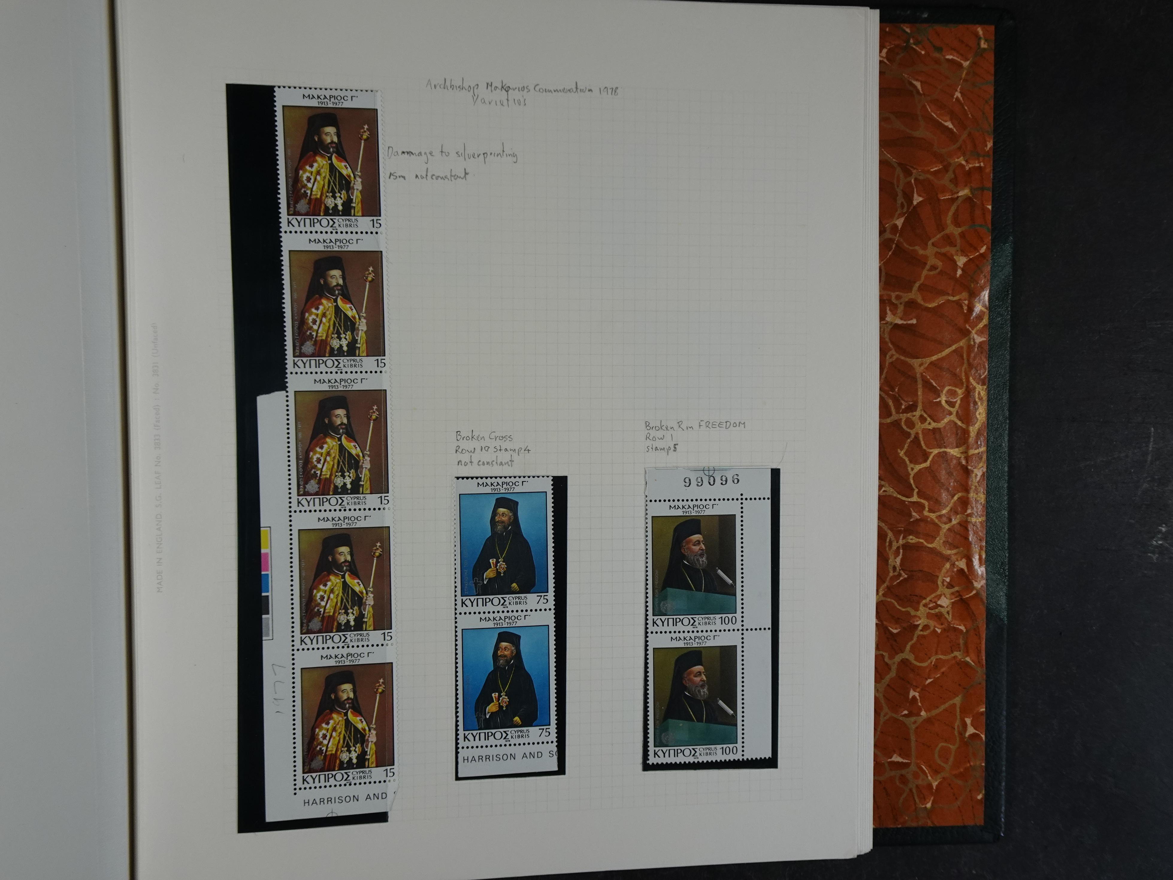 Prachtig en zeer uitgebreid collecte, waarbij dubbel verzameling. Tevens specimen, plaatfouten, boekjes, watermerken op blauwe albumbladeren.  522