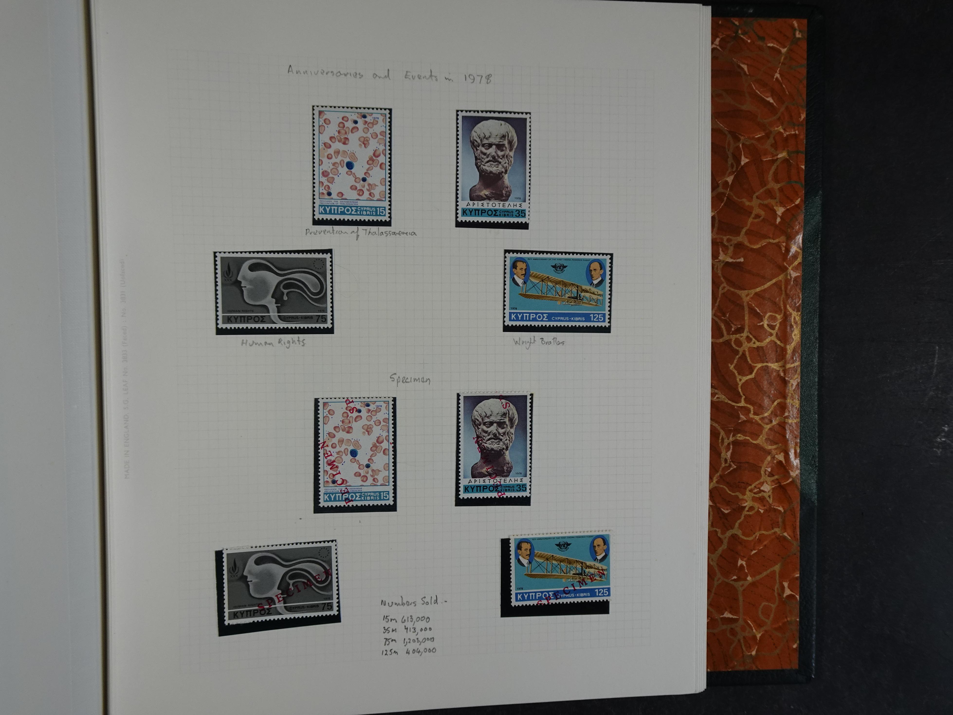 Prachtig en zeer uitgebreid collecte, waarbij dubbel verzameling. Tevens specimen, plaatfouten, boekjes, watermerken op blauwe albumbladeren.  523