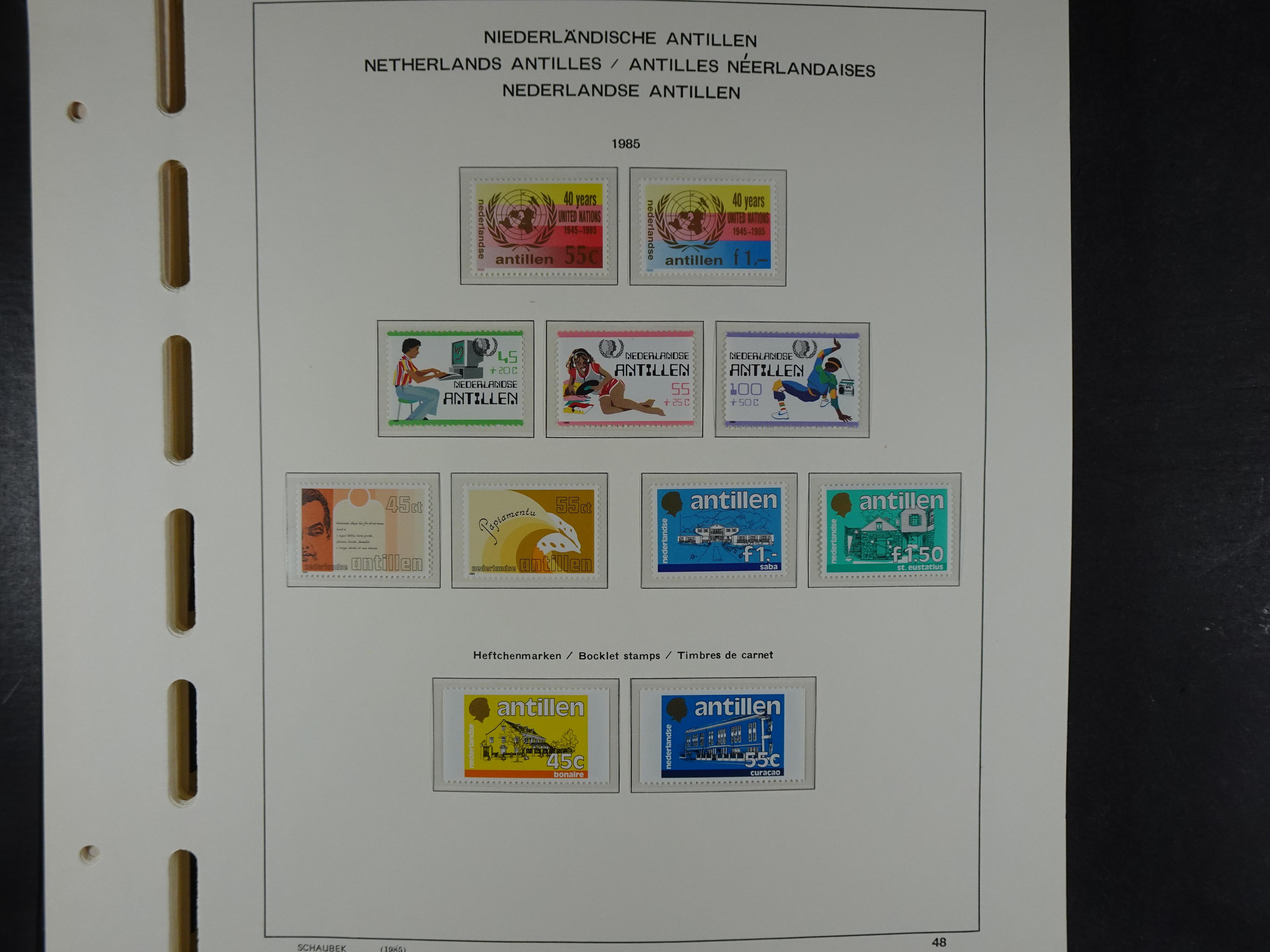 1949 - 2010 compleet postfris op ENFACE NA, deze heeft lichte plakker 52