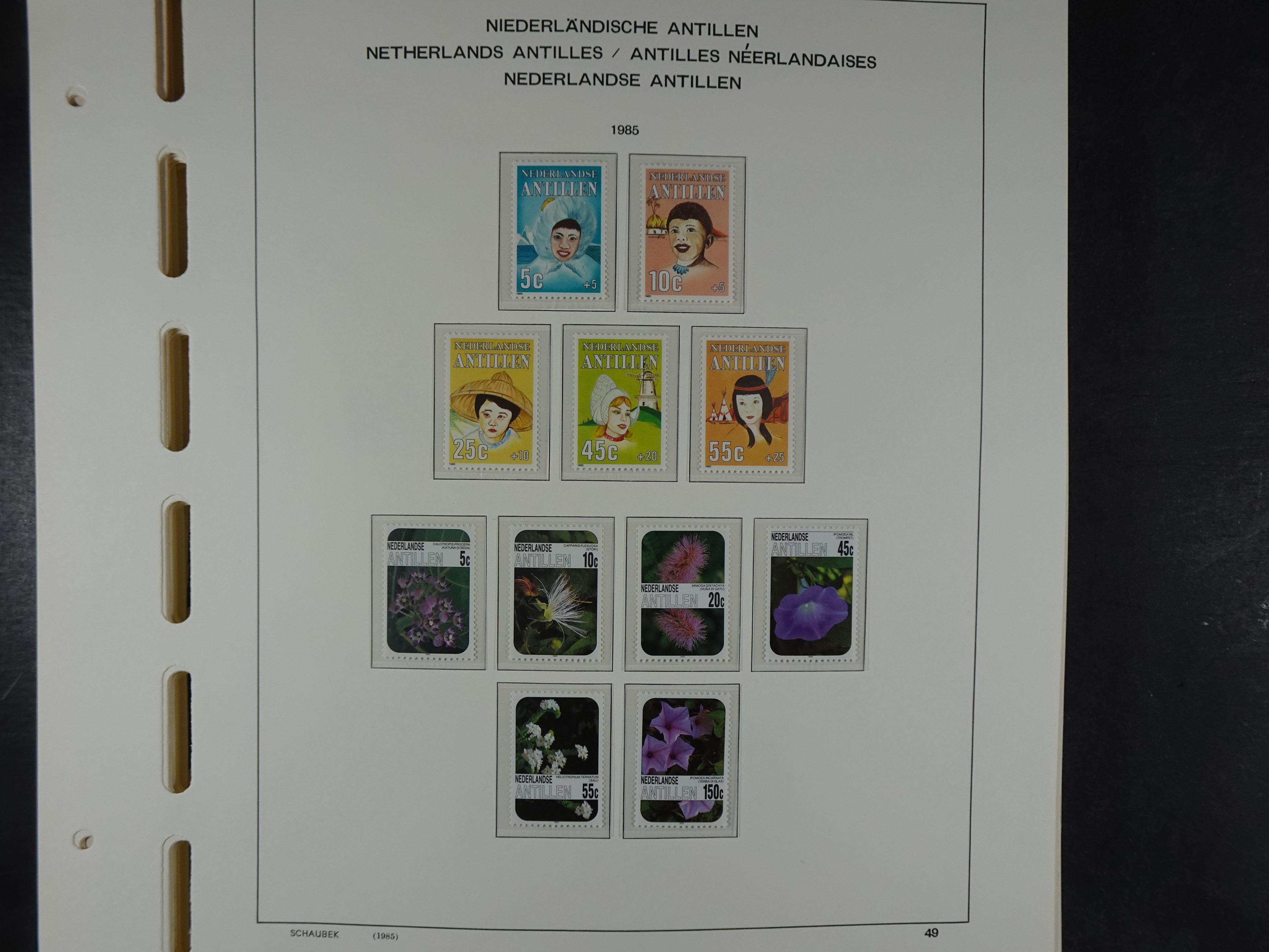 1949 - 2010 compleet postfris op ENFACE NA, deze heeft lichte plakker 54