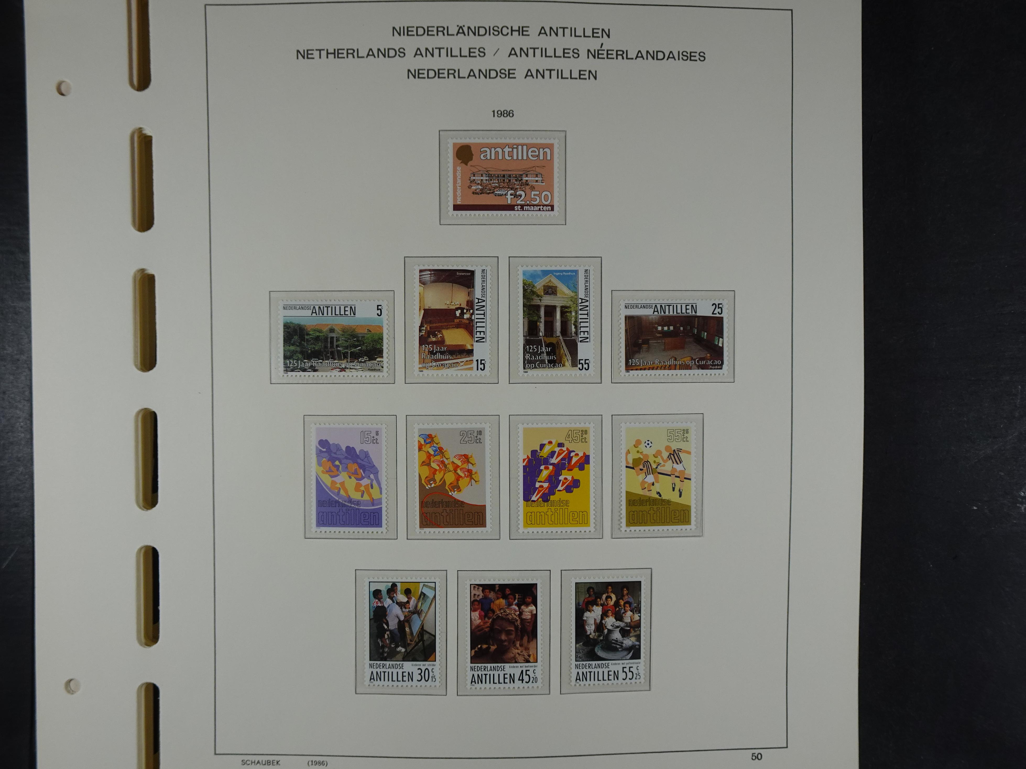 1949 - 2010 compleet postfris op ENFACE NA, deze heeft lichte plakker 55