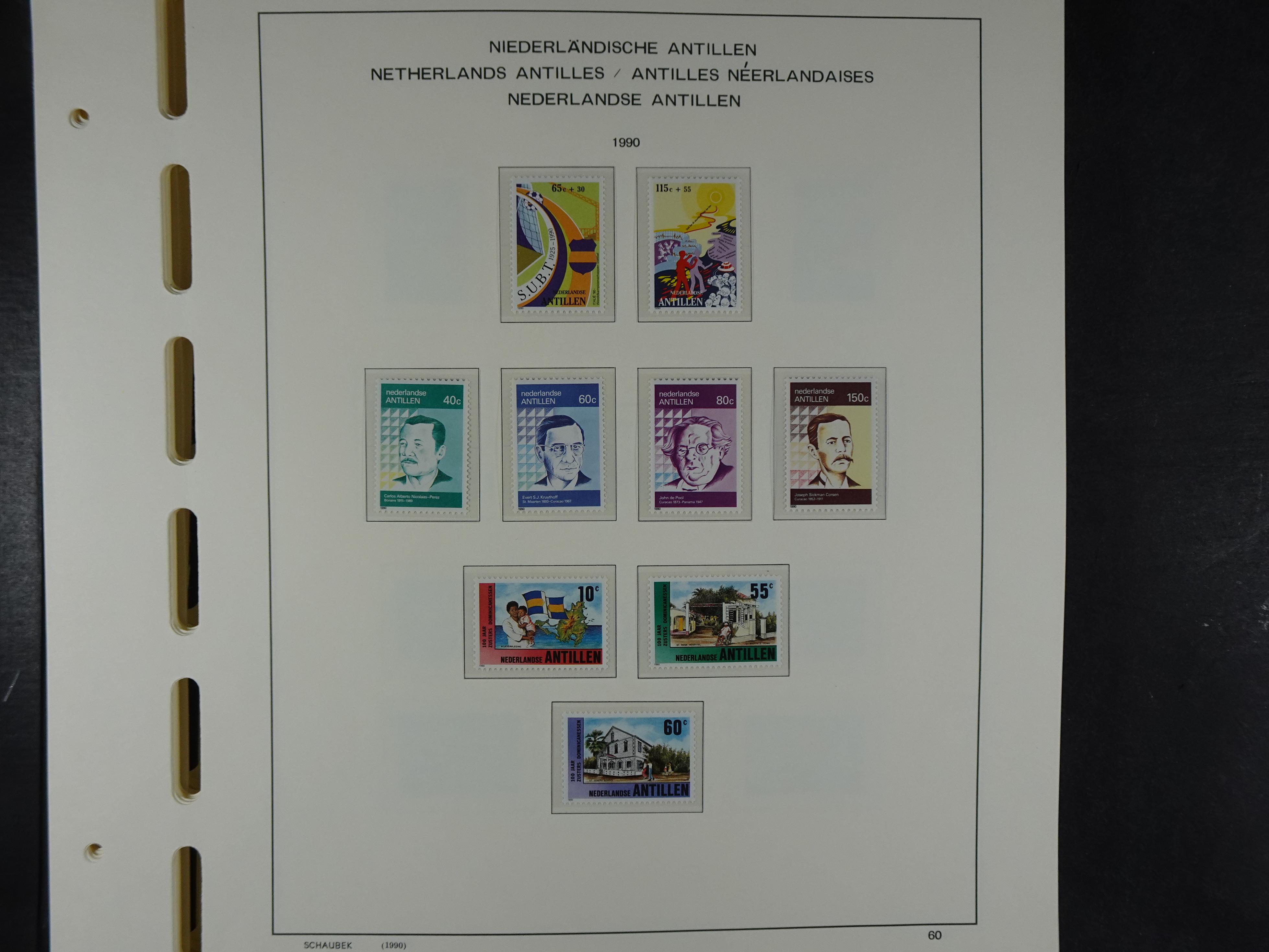 1949 - 2010 compleet postfris op ENFACE NA, deze heeft lichte plakker 65