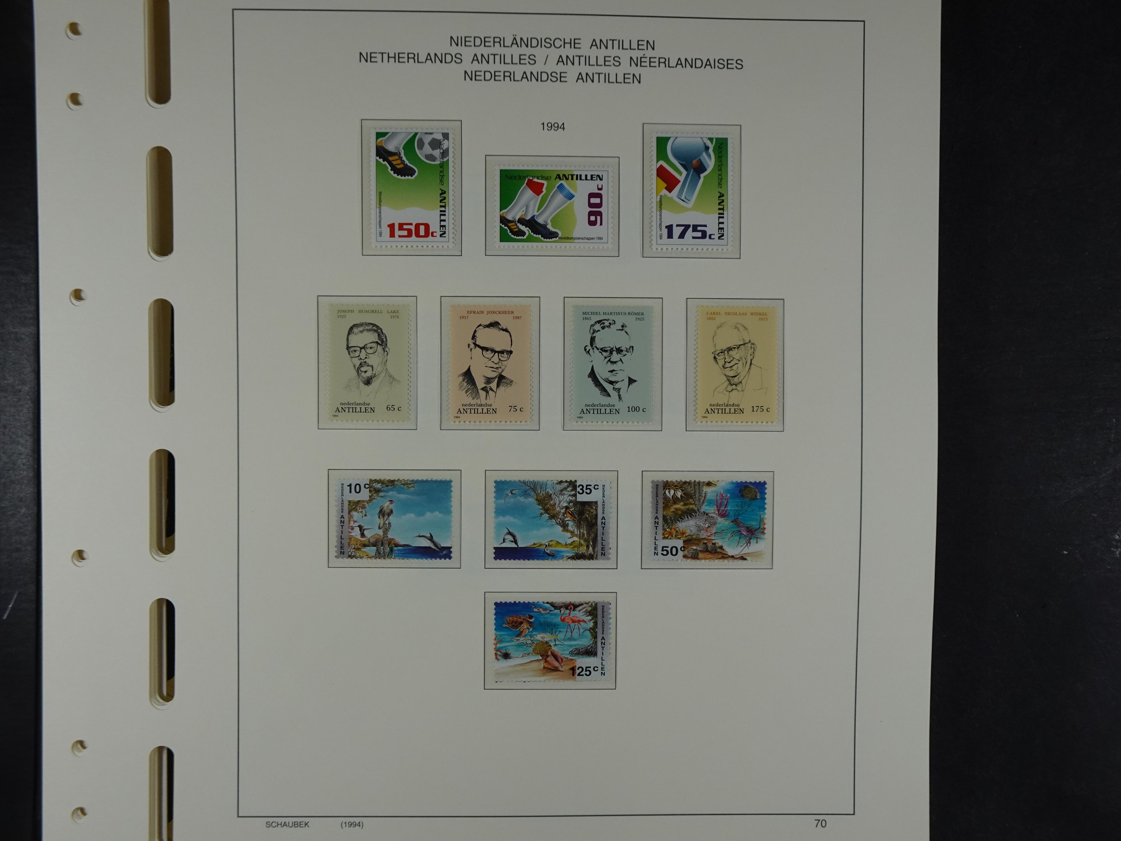 1949 - 2010 compleet postfris op ENFACE NA, deze heeft lichte plakker 75