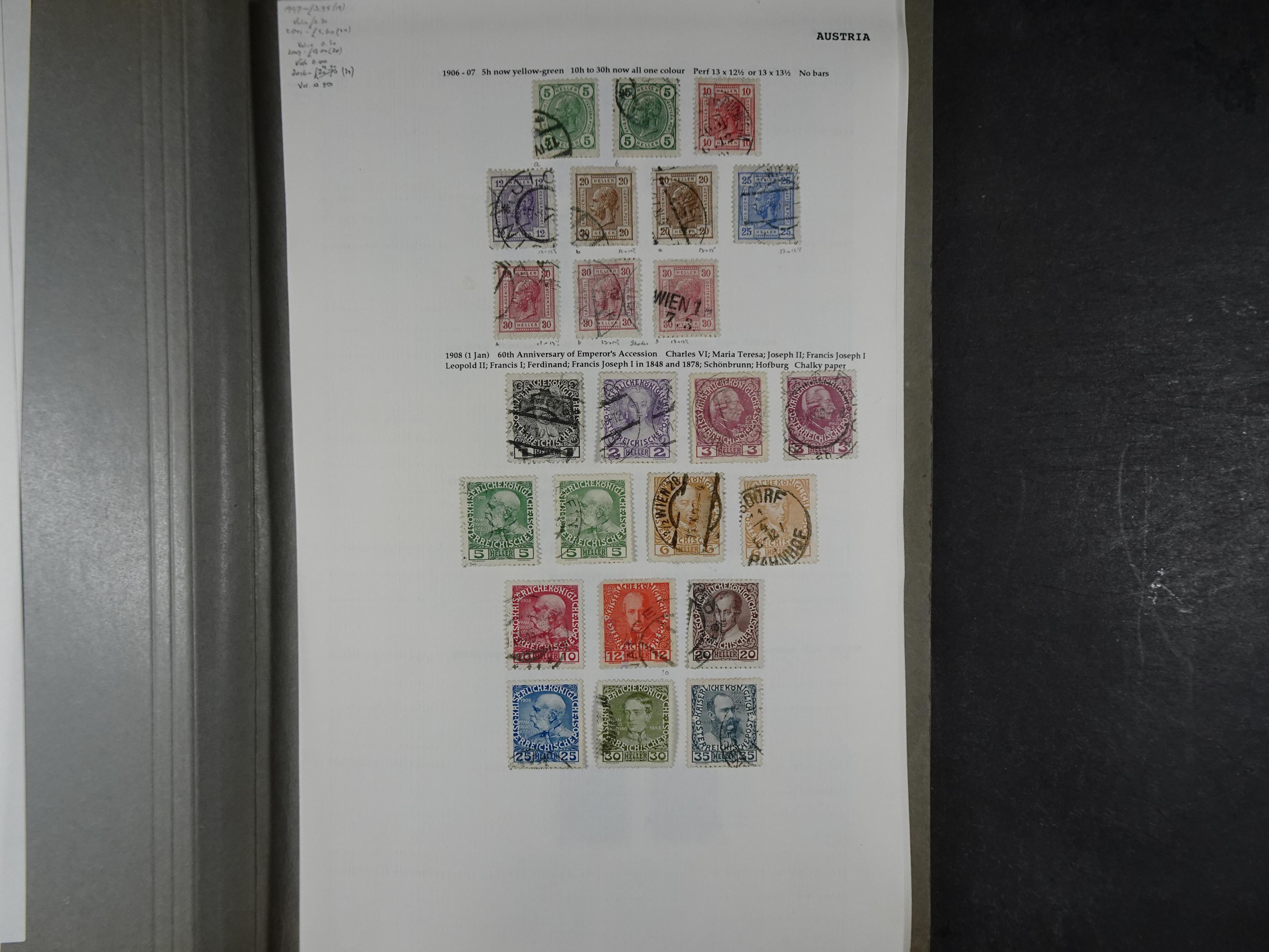 Goed complete verzameling 1850 - 1960 deels gestempeld met betere stempels.
deels 1e plakker, deels postfris. Zeer compleet.
+2 stockkaarten. 15