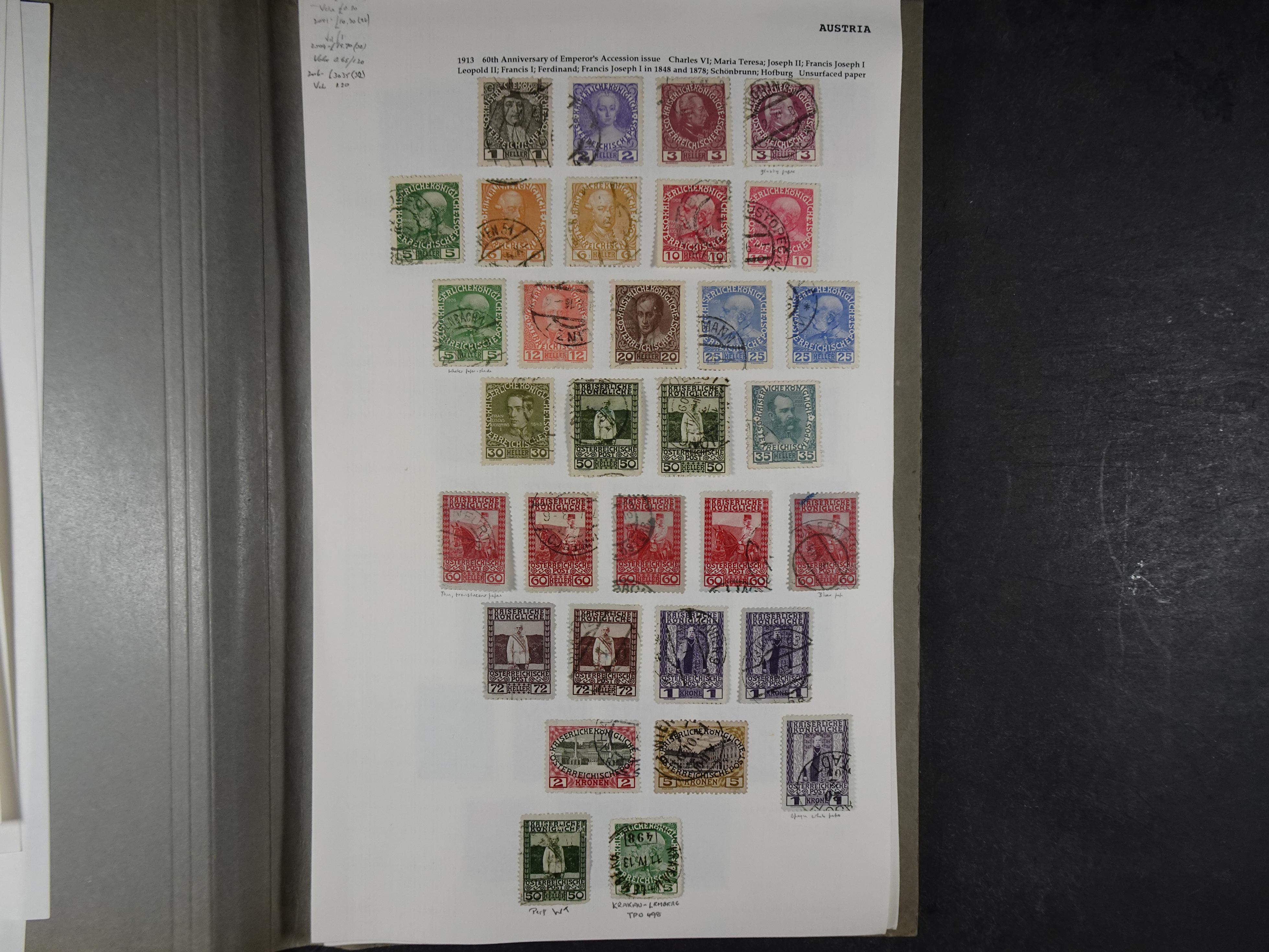 Goed complete verzameling 1850 - 1960 deels gestempeld met betere stempels.
deels 1e plakker, deels postfris. Zeer compleet.
+2 stockkaarten. 17