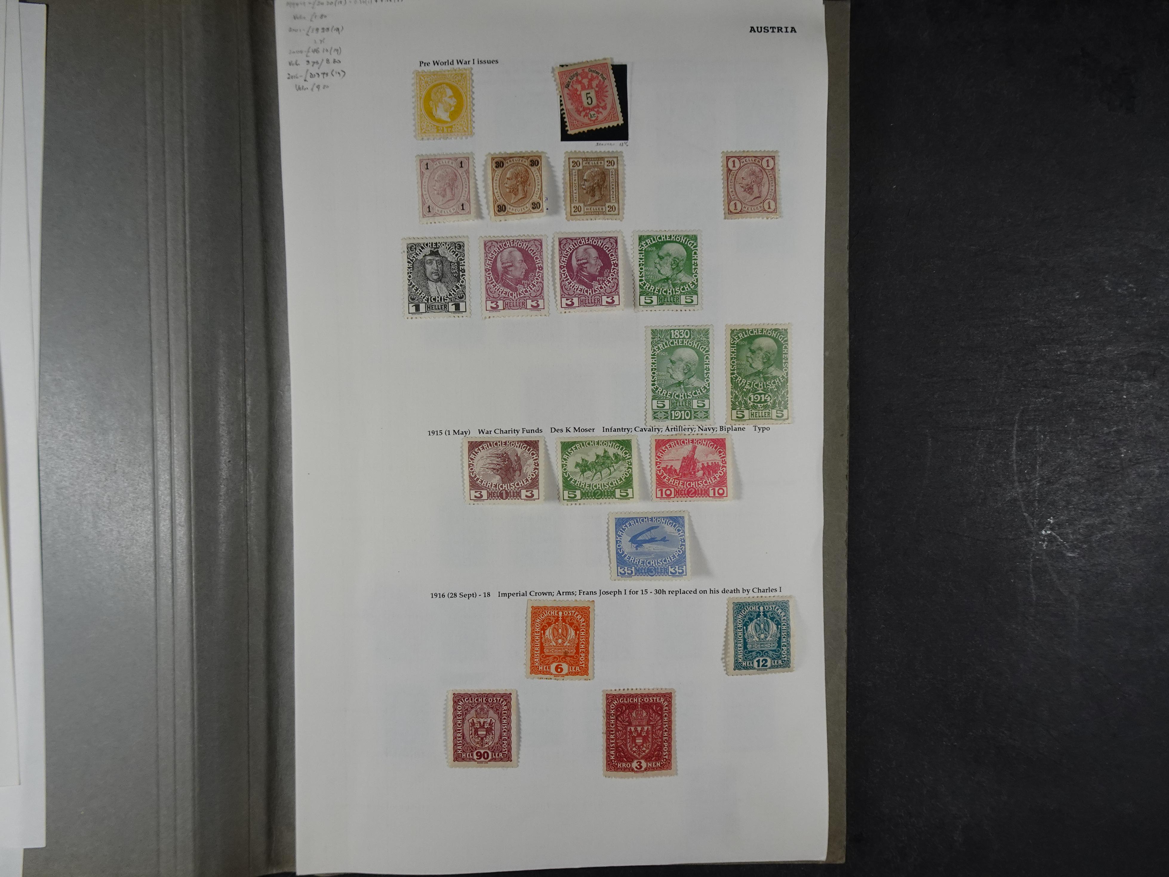 Goed complete verzameling 1850 - 1960 deels gestempeld met betere stempels.
deels 1e plakker, deels postfris. Zeer compleet.
+2 stockkaarten. 24