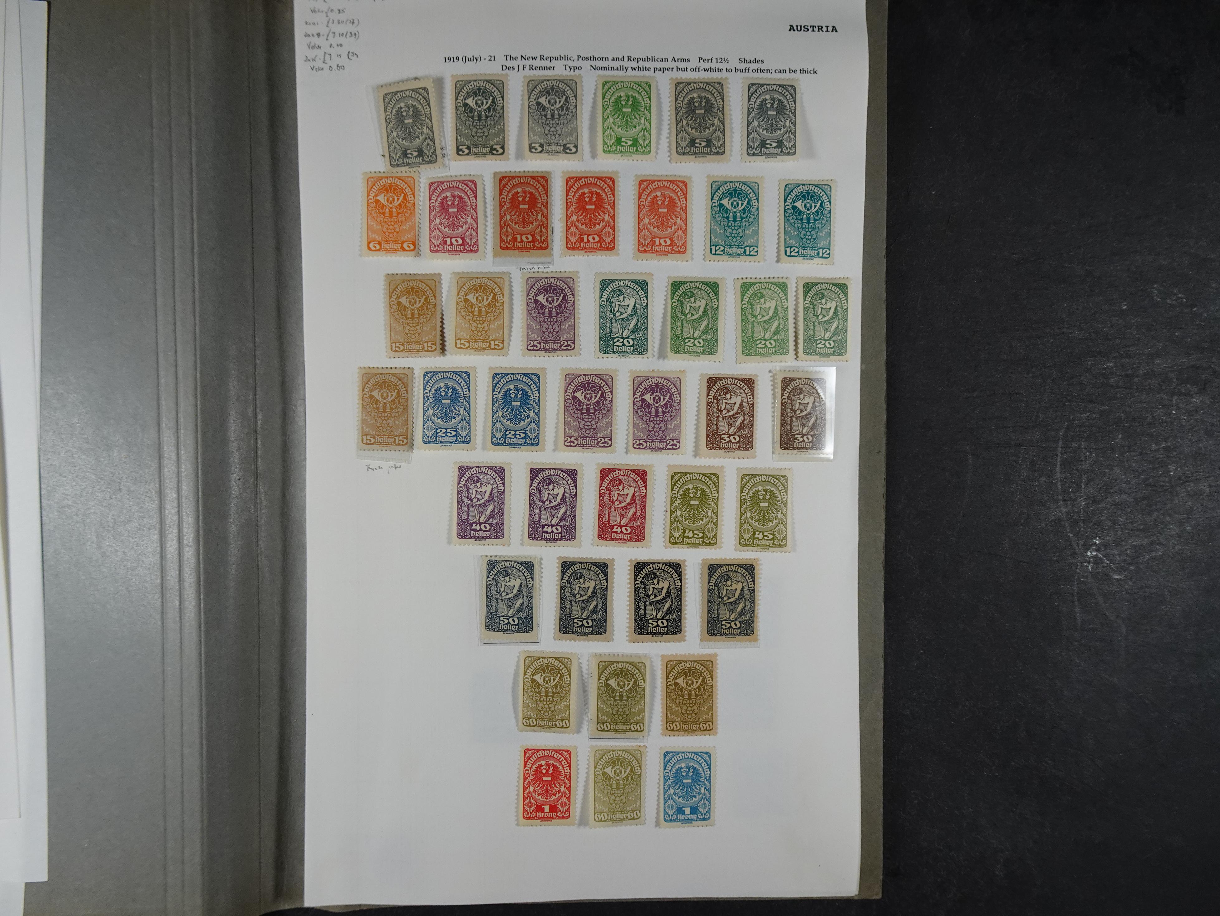 Goed complete verzameling 1850 - 1960 deels gestempeld met betere stempels.
deels 1e plakker, deels postfris. Zeer compleet.
+2 stockkaarten. 26