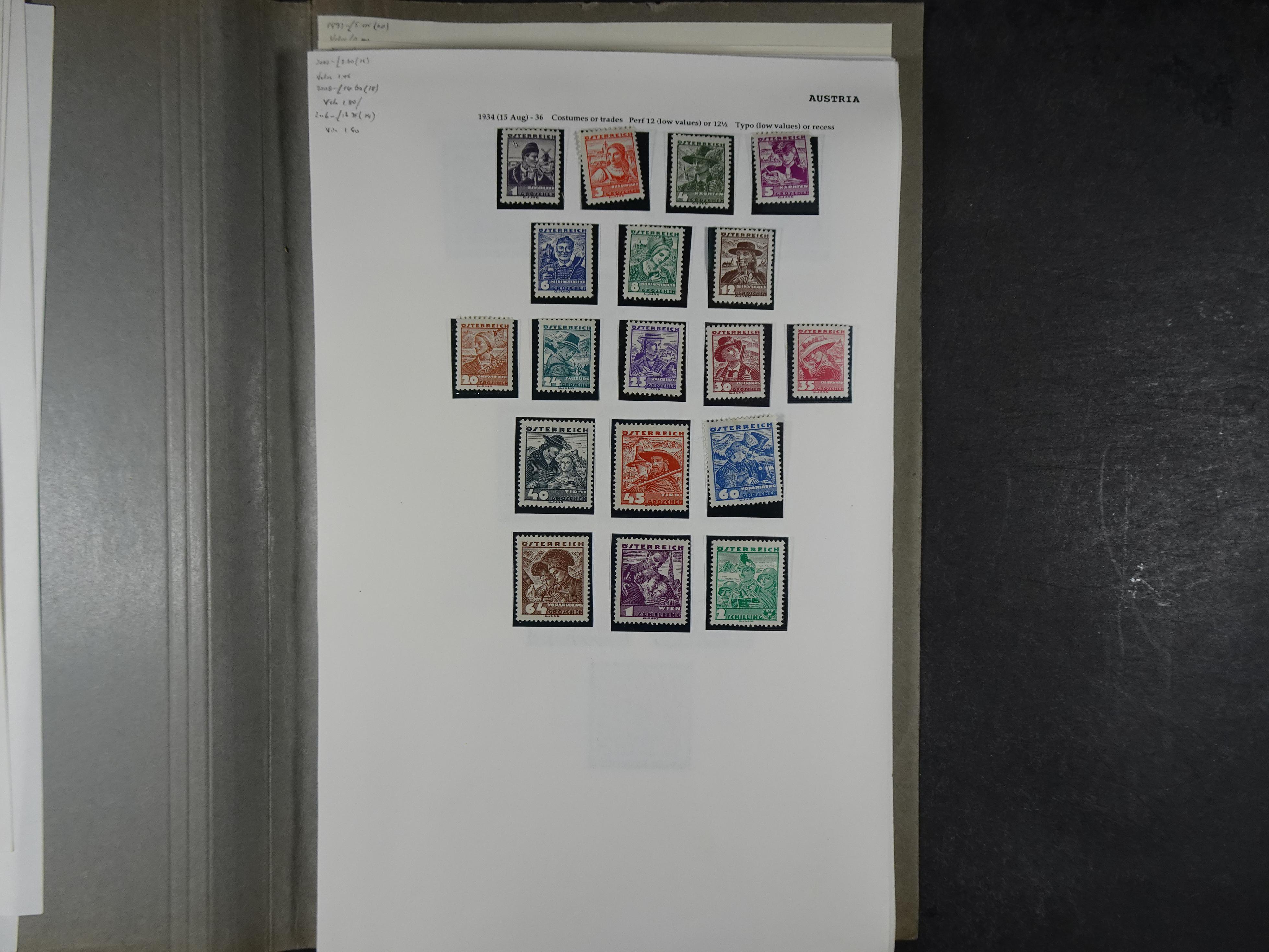 Goed complete verzameling 1850 - 1960 deels gestempeld met betere stempels.
deels 1e plakker, deels postfris. Zeer compleet.
+2 stockkaarten. 33