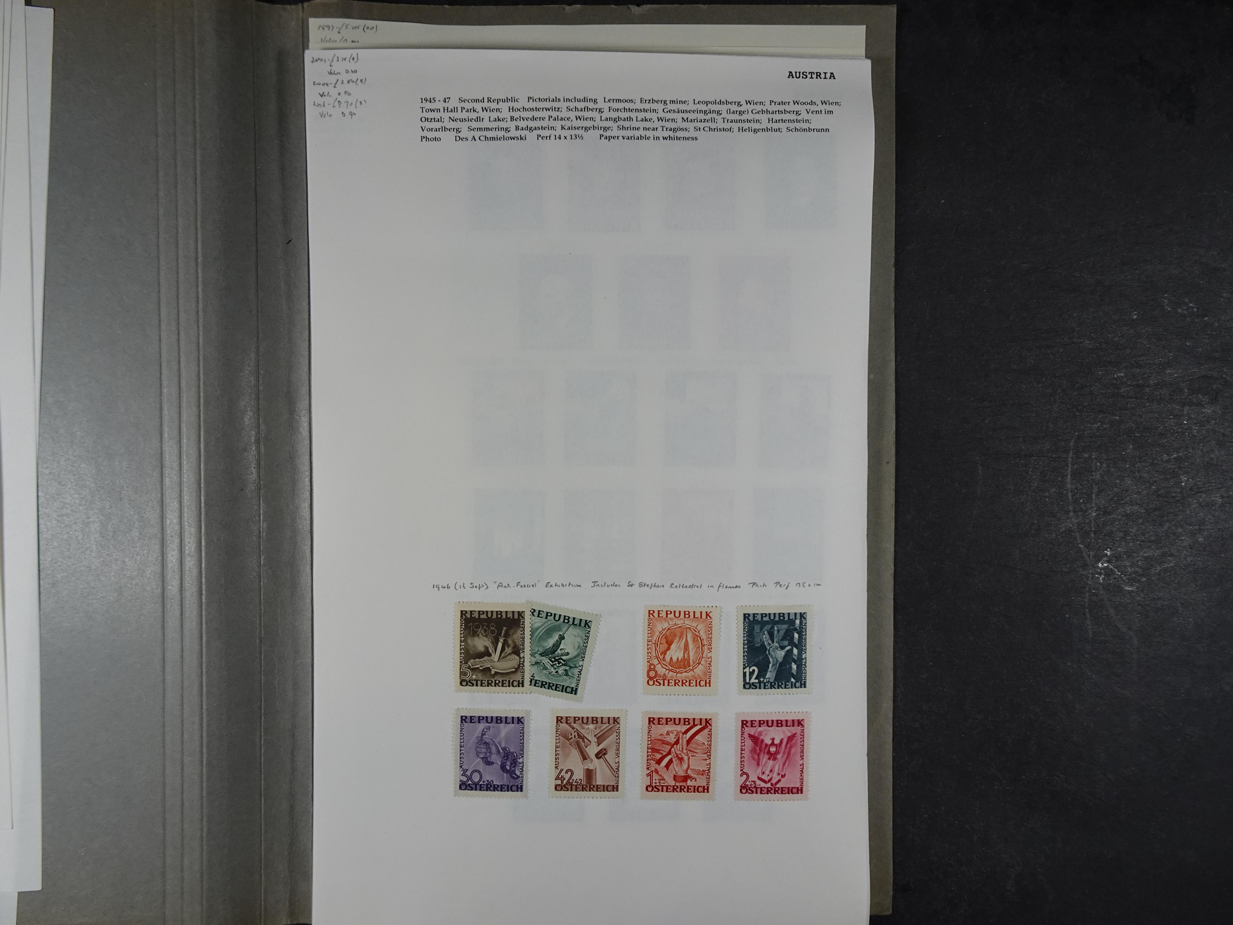 Goed complete verzameling 1850 - 1960 deels gestempeld met betere stempels.
deels 1e plakker, deels postfris. Zeer compleet.
+2 stockkaarten. 40