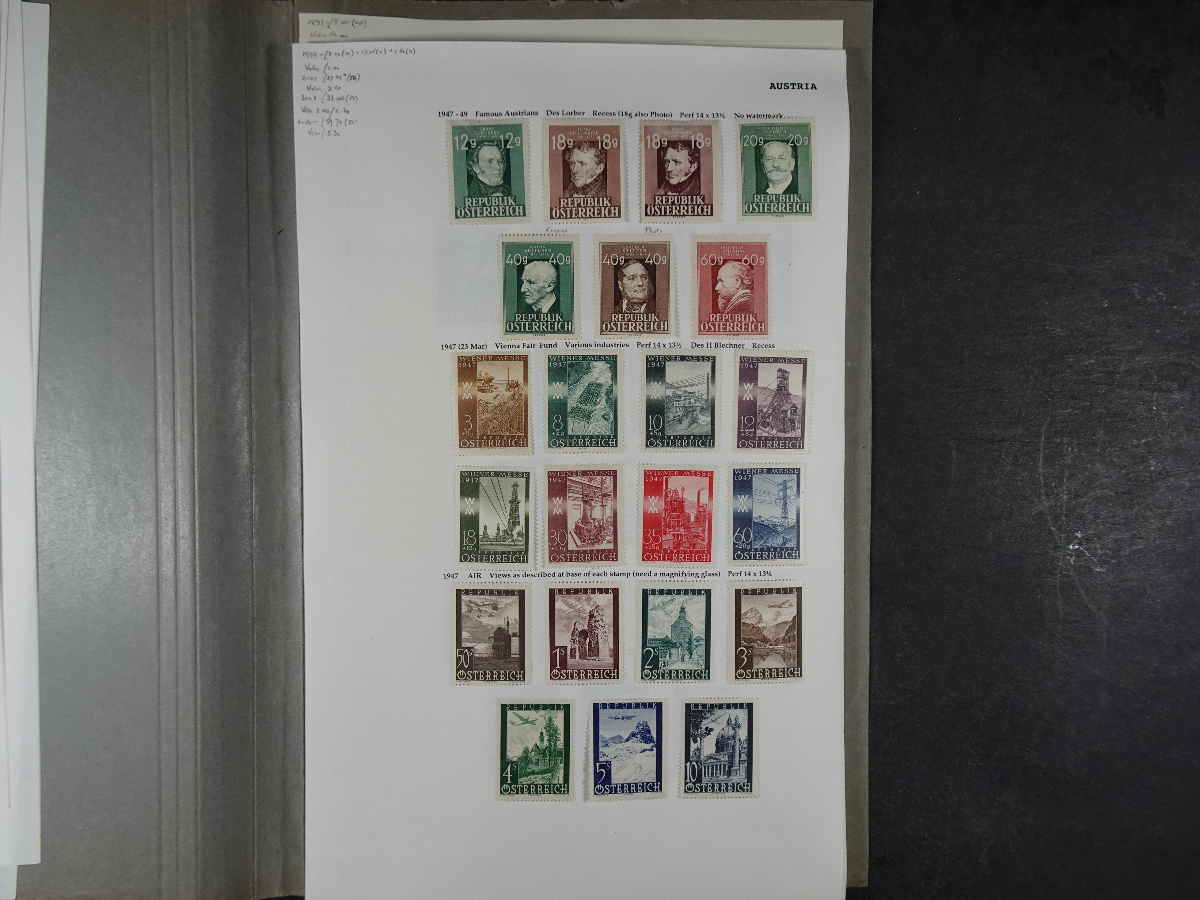 Goed complete verzameling 1850 - 1960 deels gestempeld met betere stempels.
deels 1e plakker, deels postfris. Zeer compleet.
+2 stockkaarten. 41