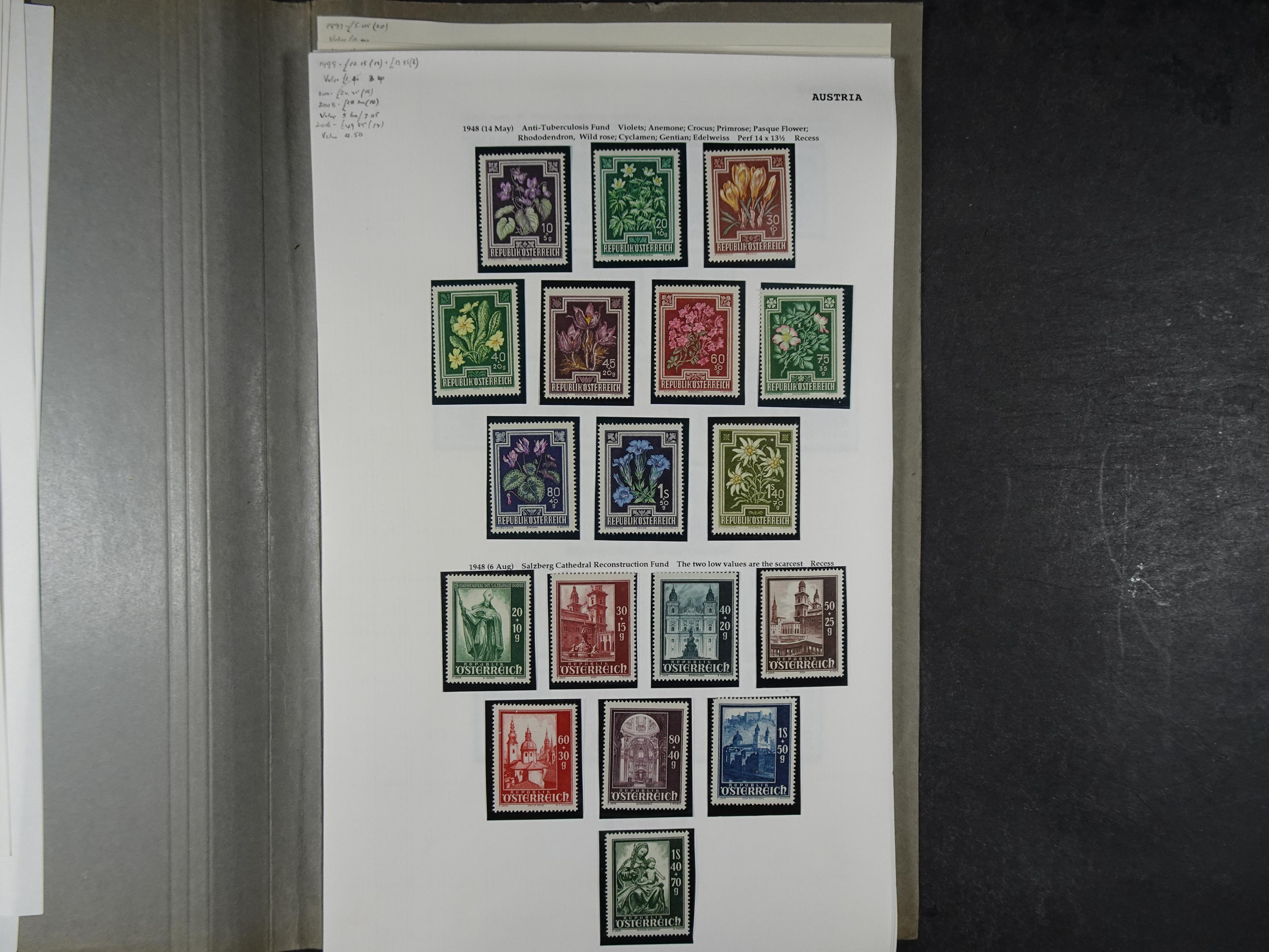 Goed complete verzameling 1850 - 1960 deels gestempeld met betere stempels.
deels 1e plakker, deels postfris. Zeer compleet.
+2 stockkaarten. 45