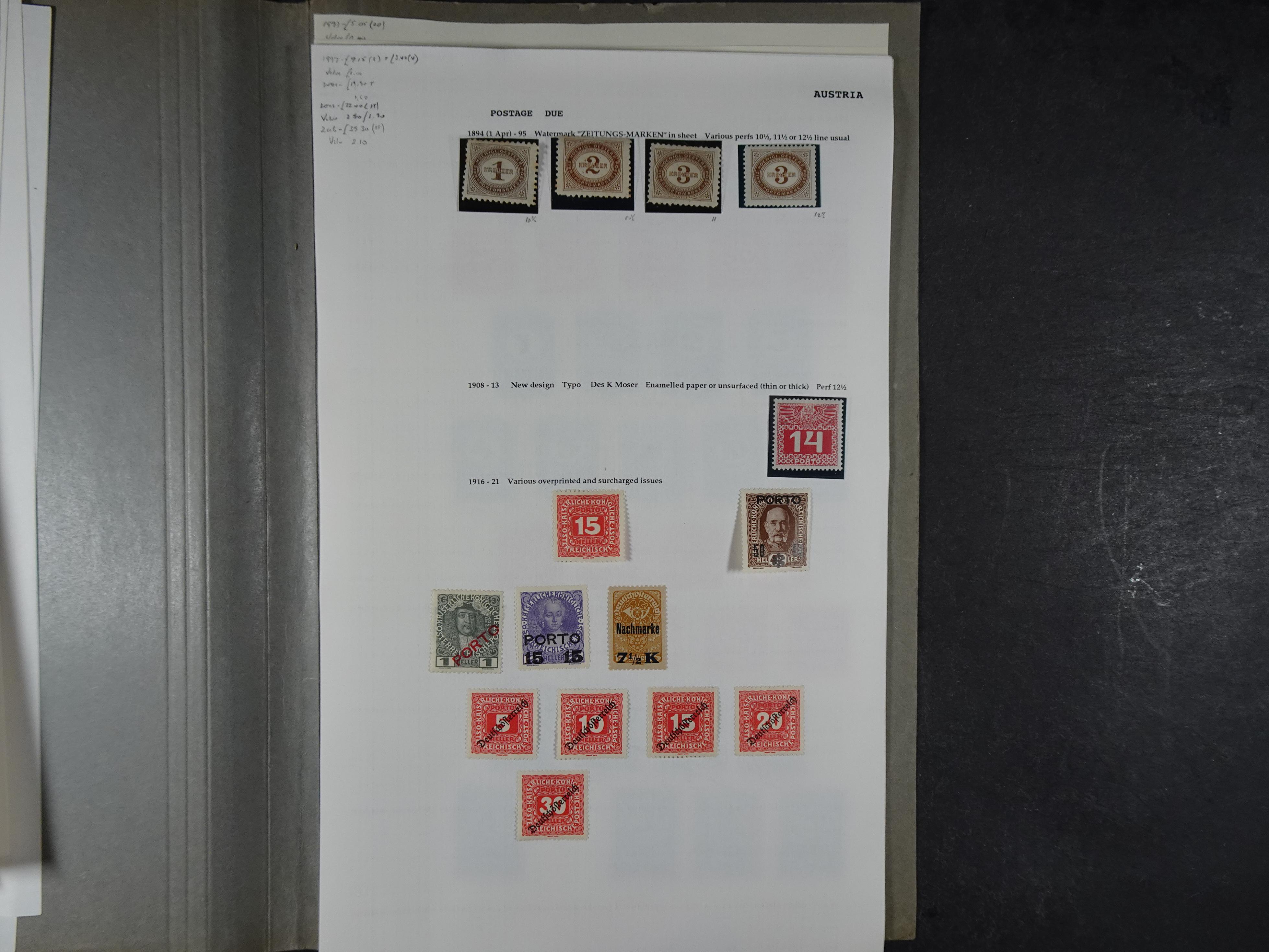 Goed complete verzameling 1850 - 1960 deels gestempeld met betere stempels.
deels 1e plakker, deels postfris. Zeer compleet.
+2 stockkaarten. 62