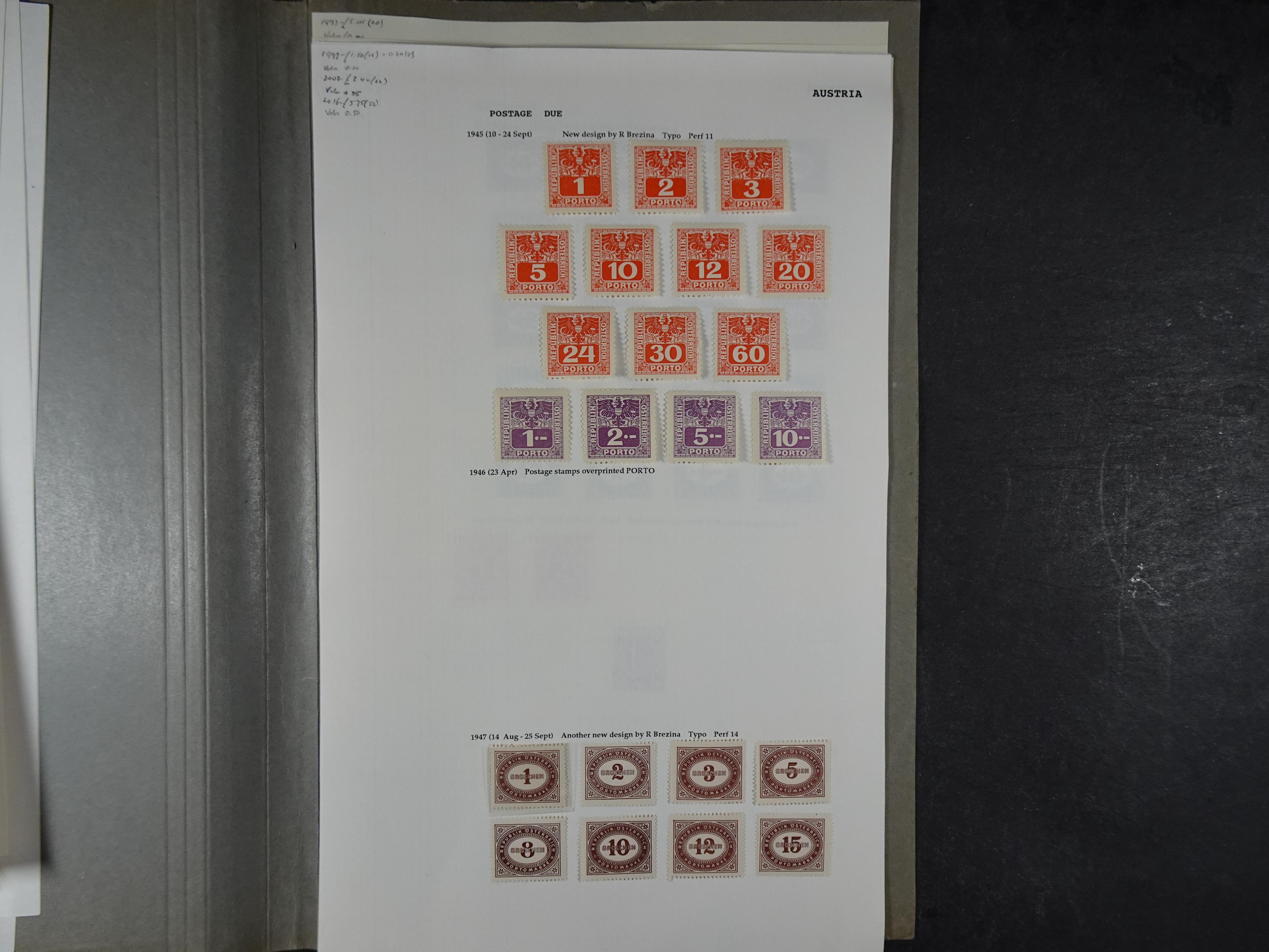Goed complete verzameling 1850 - 1960 deels gestempeld met betere stempels.
deels 1e plakker, deels postfris. Zeer compleet.
+2 stockkaarten. 65