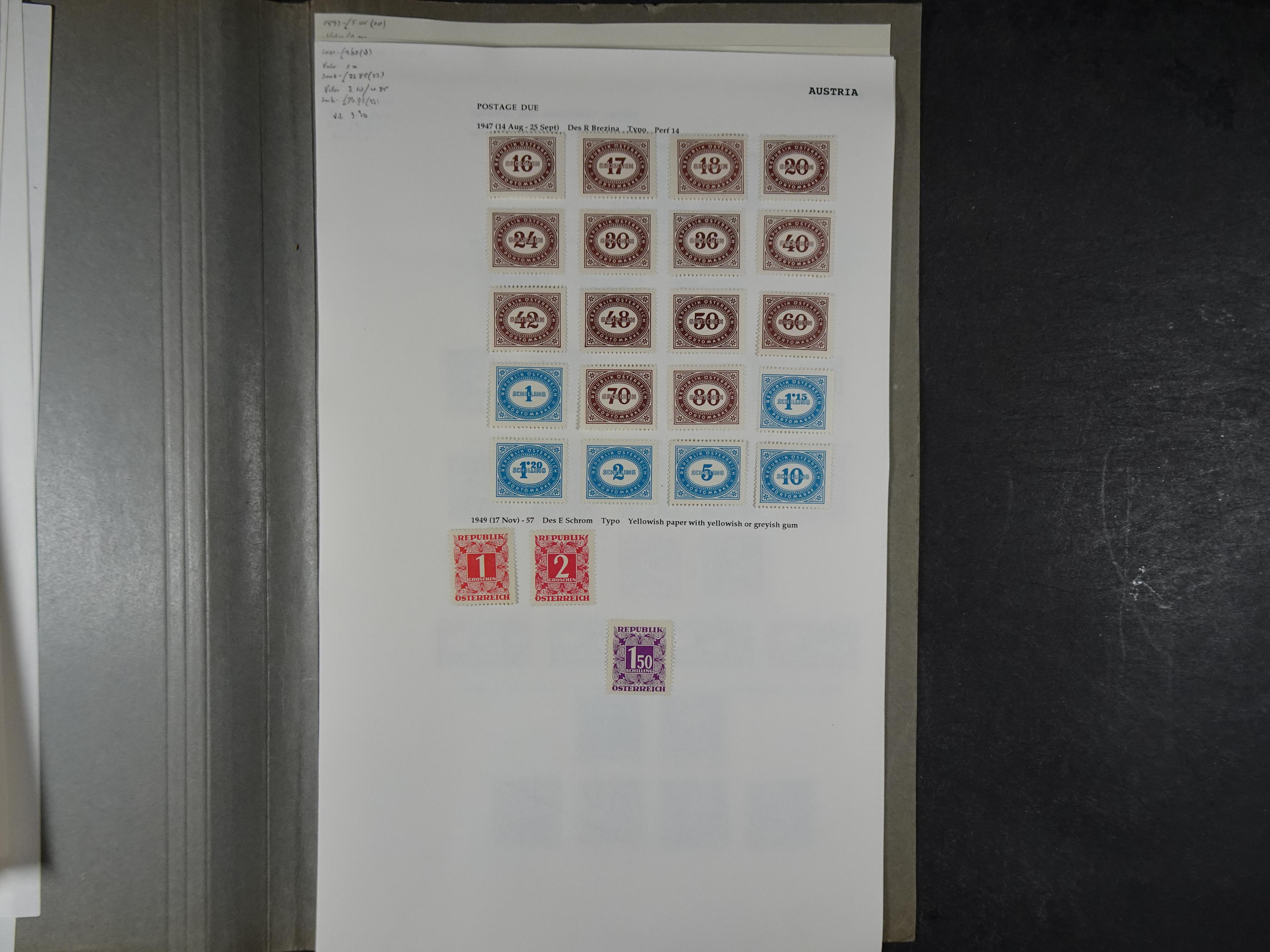 Goed complete verzameling 1850 - 1960 deels gestempeld met betere stempels.
deels 1e plakker, deels postfris. Zeer compleet.
+2 stockkaarten. 66