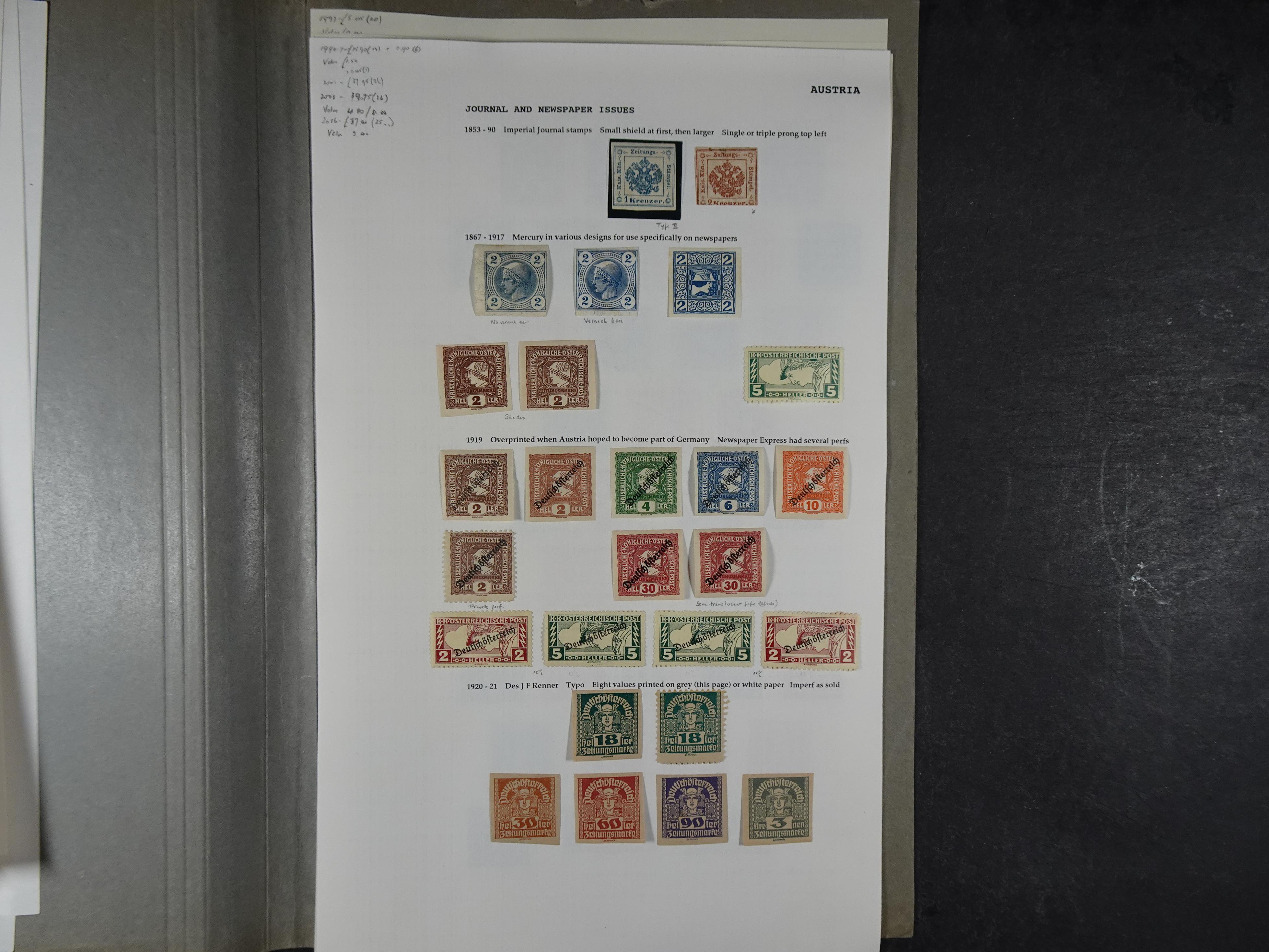 Goed complete verzameling 1850 - 1960 deels gestempeld met betere stempels.
deels 1e plakker, deels postfris. Zeer compleet.
+2 stockkaarten. 67